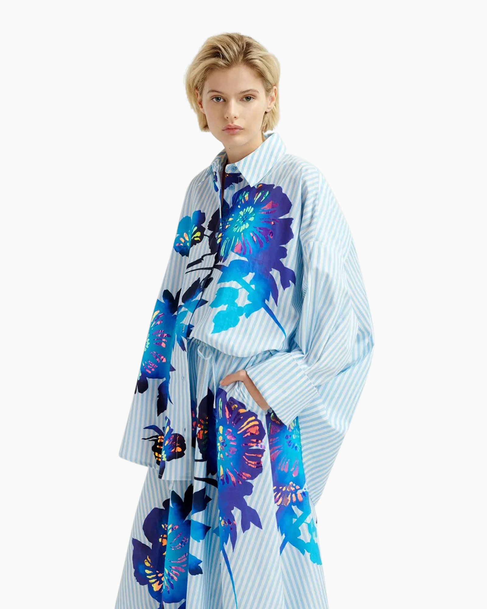Blouse Hibra Licht Blauw