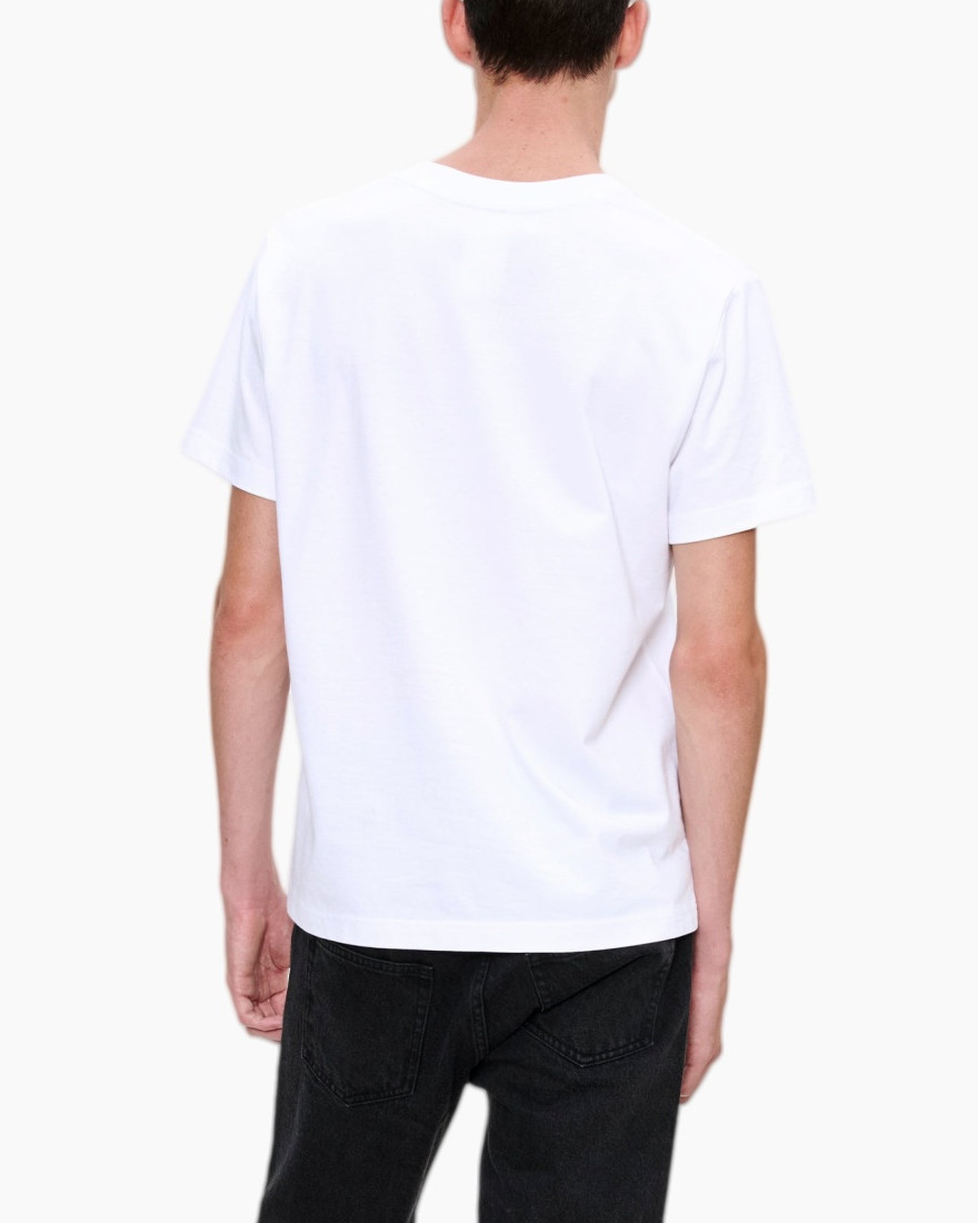 t-shirt, white, short-sleeve, graphic, unisex