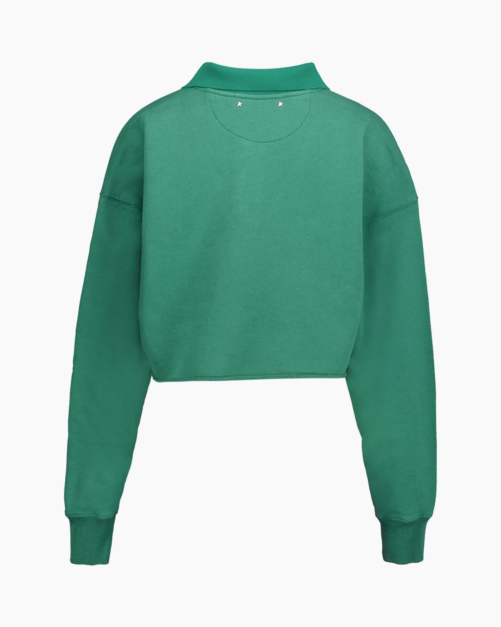 Pullover Journey W's Cropped Polo Print Groen