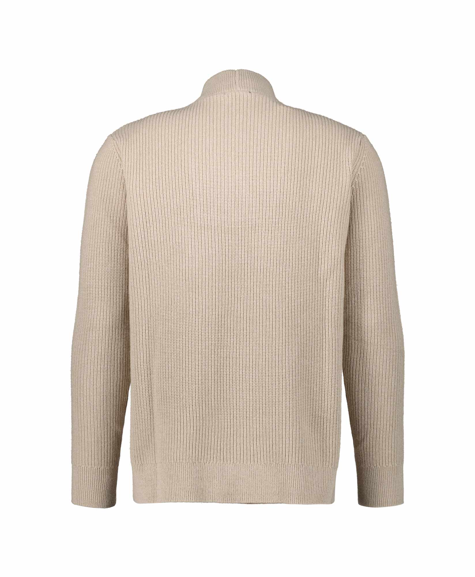 Denham Pullover Hugo Half Zip Cwr Beige
