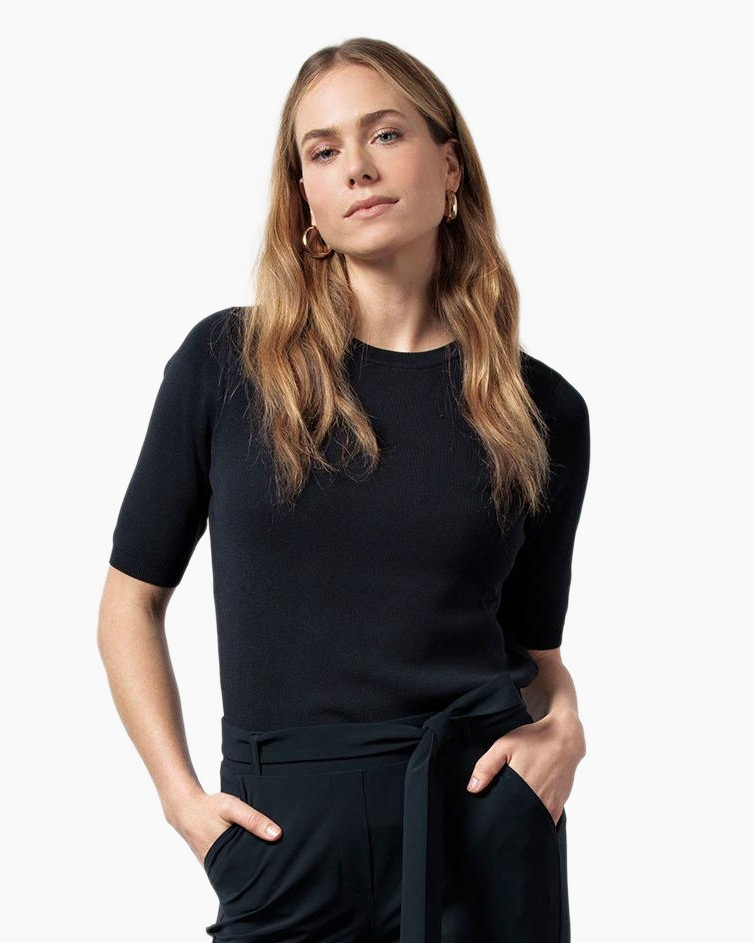 Pullover Lana Ssl Solid Pullover Donker Blauw