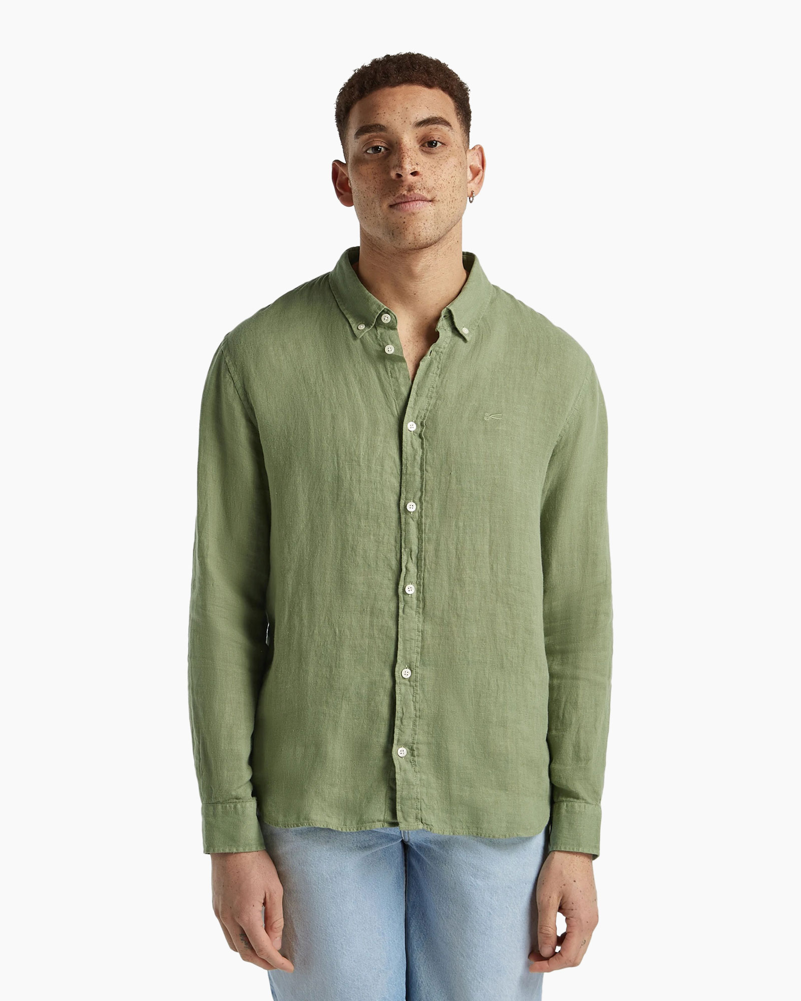 Overhemd Rich Shirt L Bruin