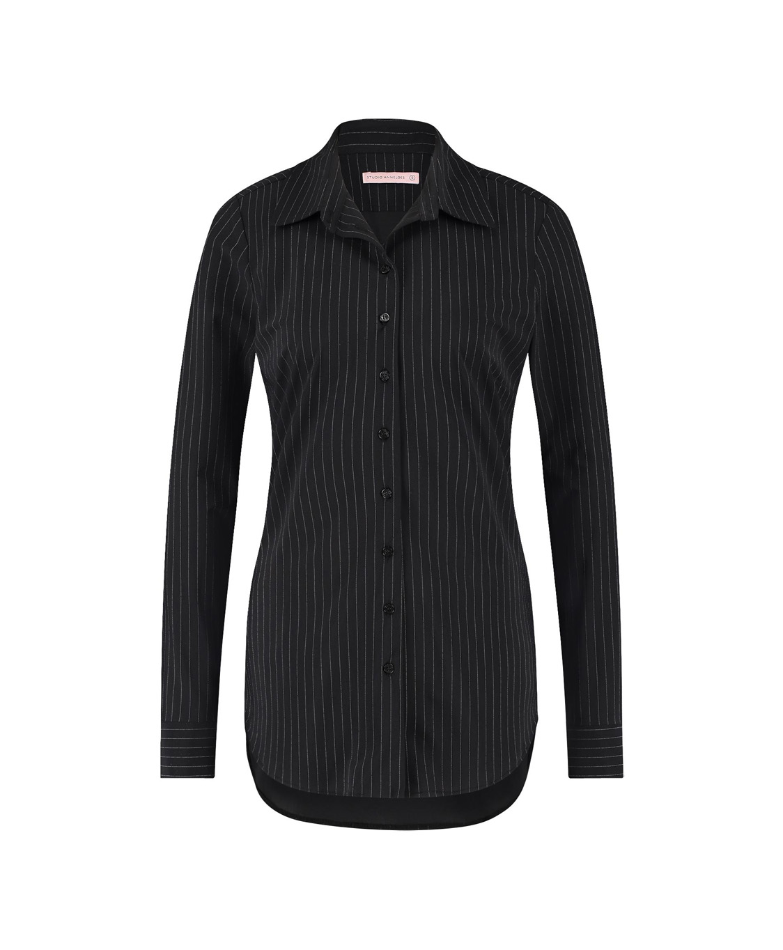 Studio Anneloes Blouse Poppy Pinstripe Zwart