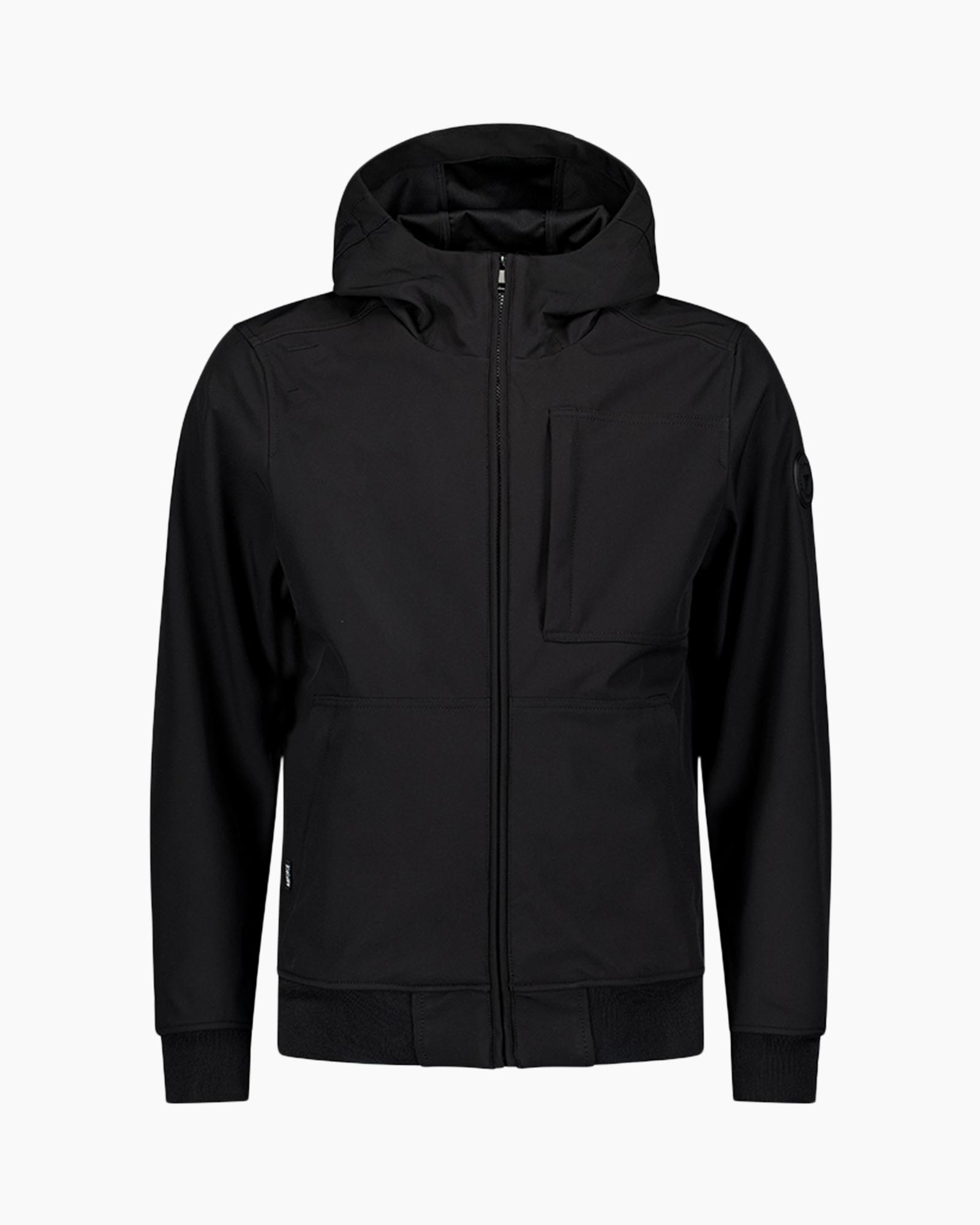 Jack Hooded Javi Softshell Jacket Zwart