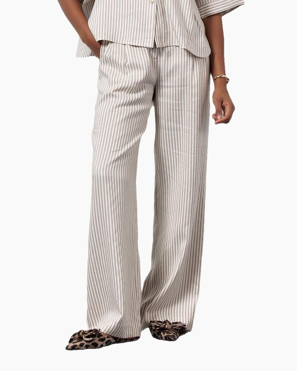 Broek Jobke Stripe Trousers Rood