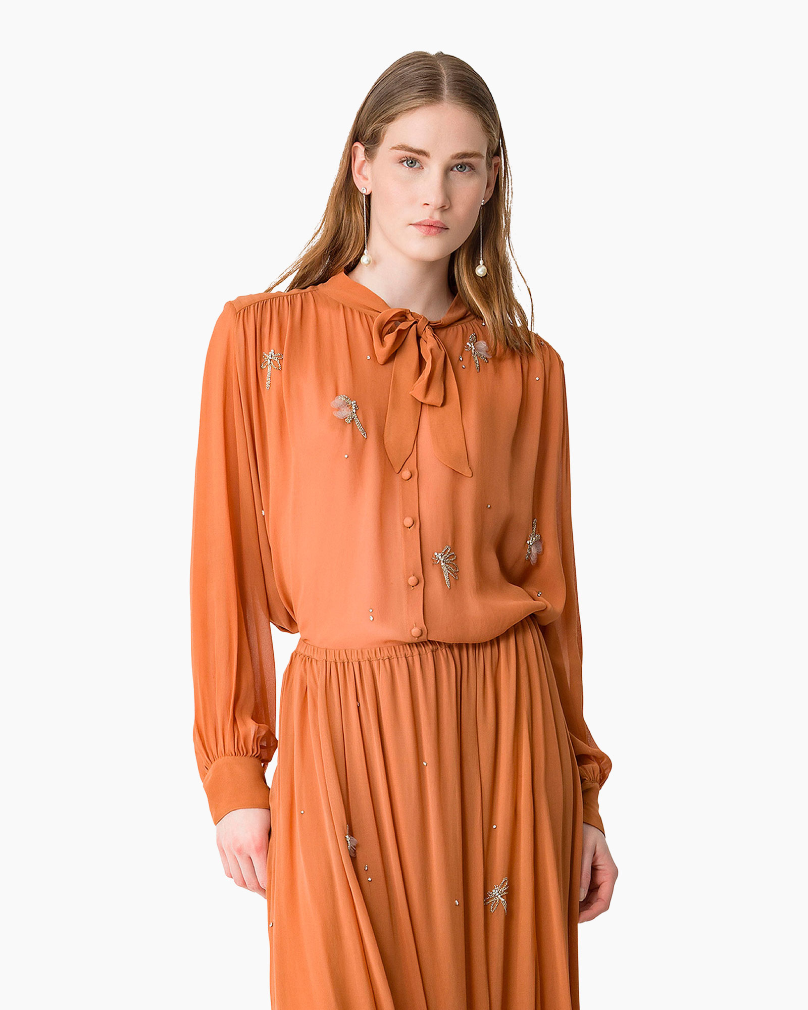 Blouse Carousel Des Sylphes Bruin