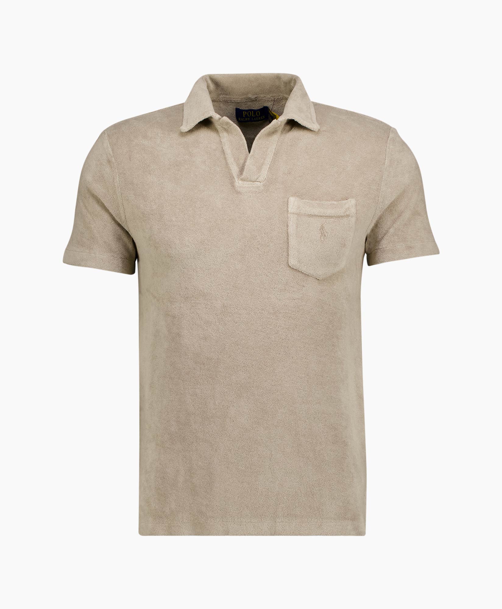 Polo Cotton Terry Olijf