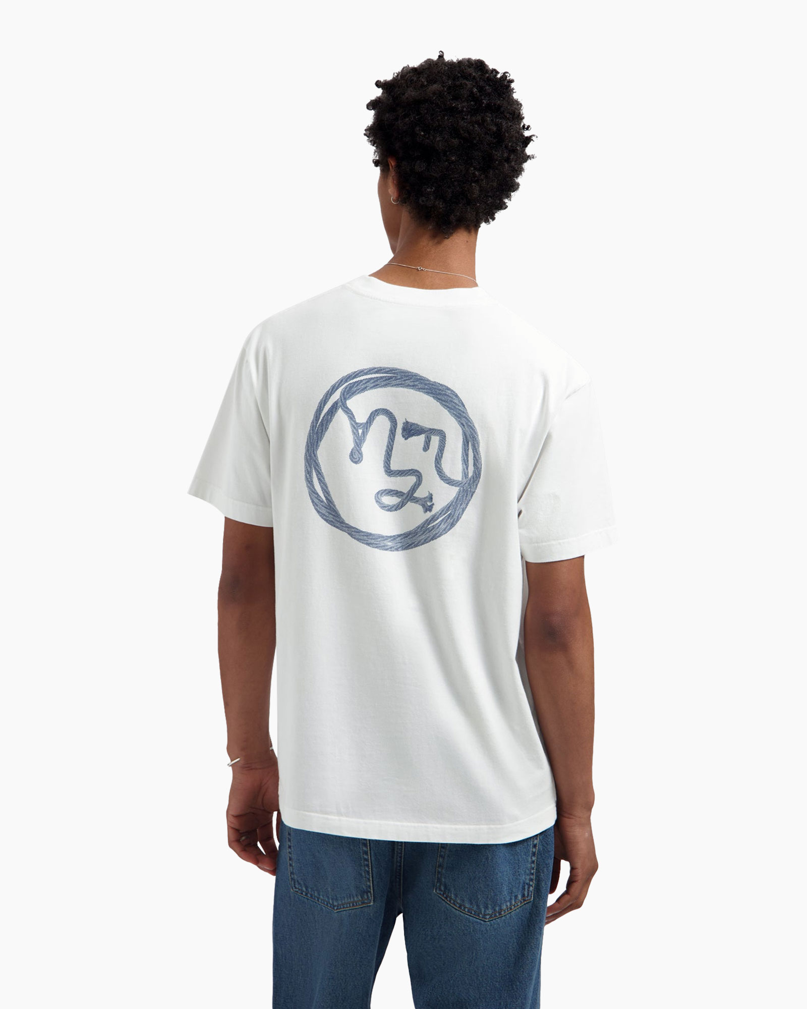 t-shirt, wit, korte mouw, ronde hals, minimal