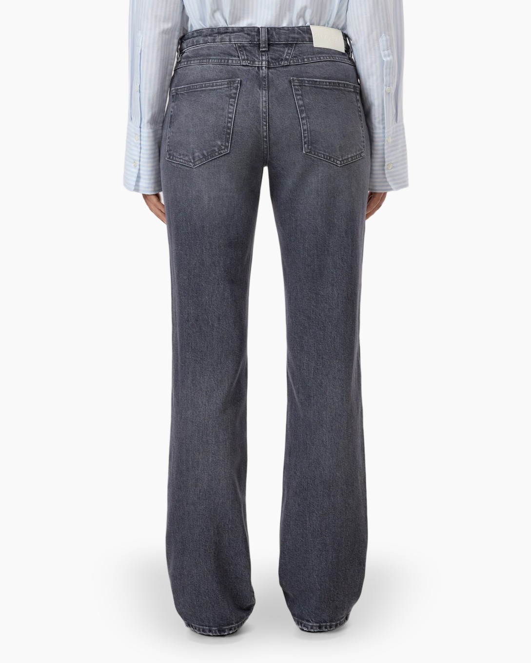 jeans, wijded, donker wash, denim, broeken