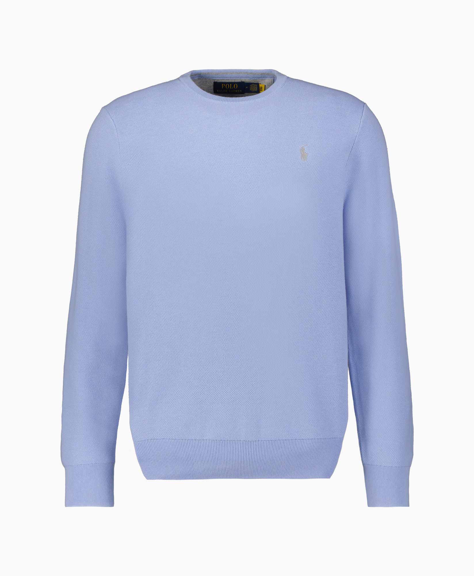 Ralph Lauren Pullover Cotton Long Sleeve Licht Blauw
