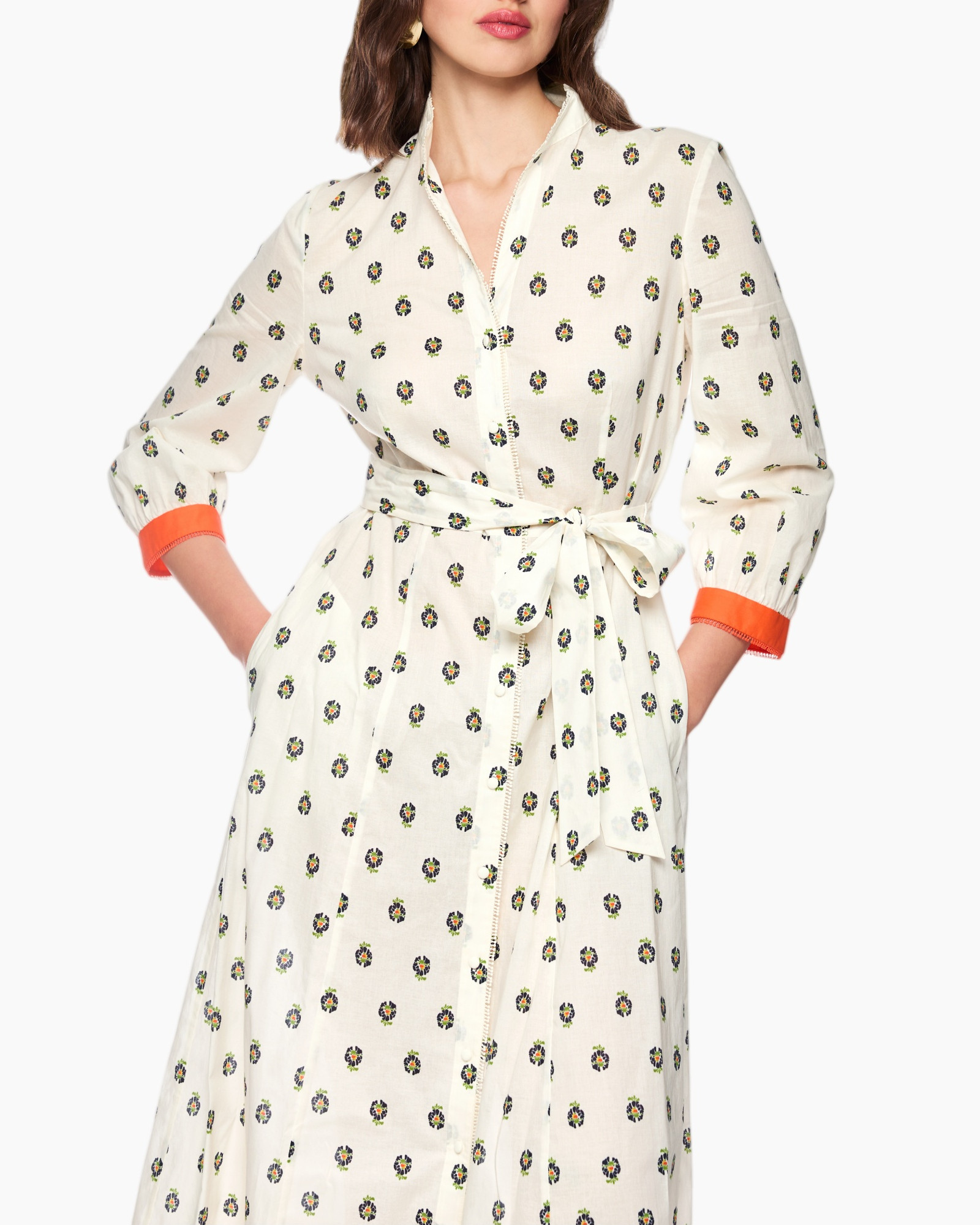 jurk, maxi jurk, wikkeljurk, bloemenprint, crème