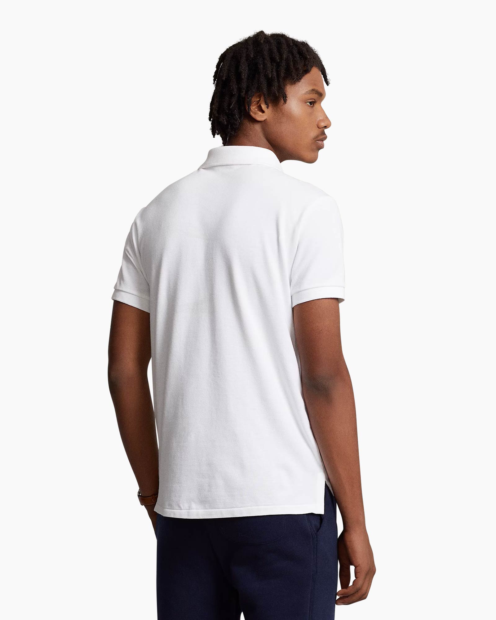 Polo Mesh Slim Wit