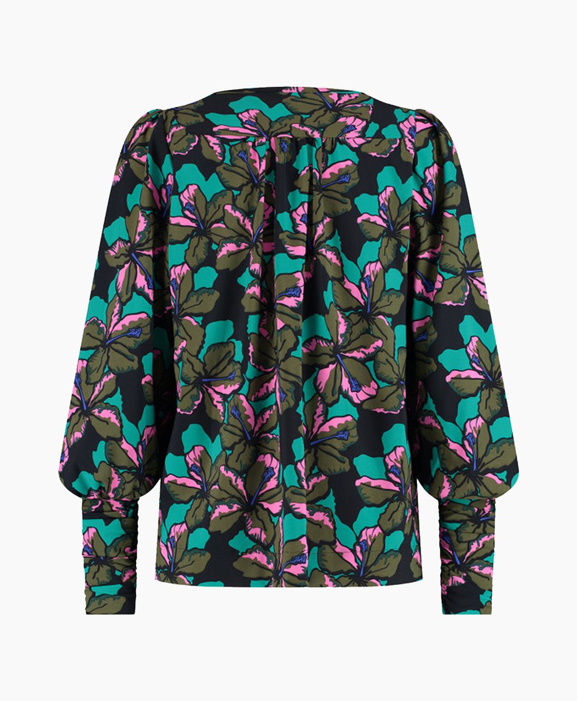 Studio Anneloes Blouse Leslie Flower Donker Blauw