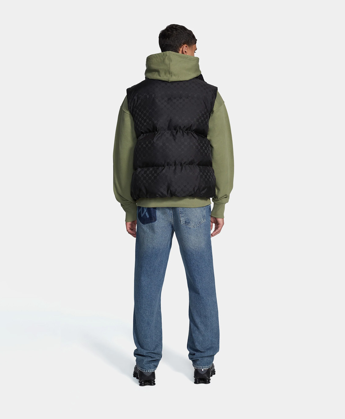 Daily Paper Bodywarmer Pondo Zwart