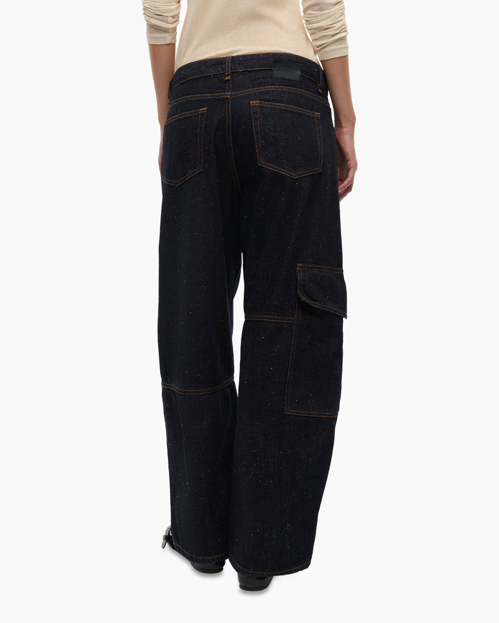 Jeans Neppy Denim Carpenter Donker Blauw