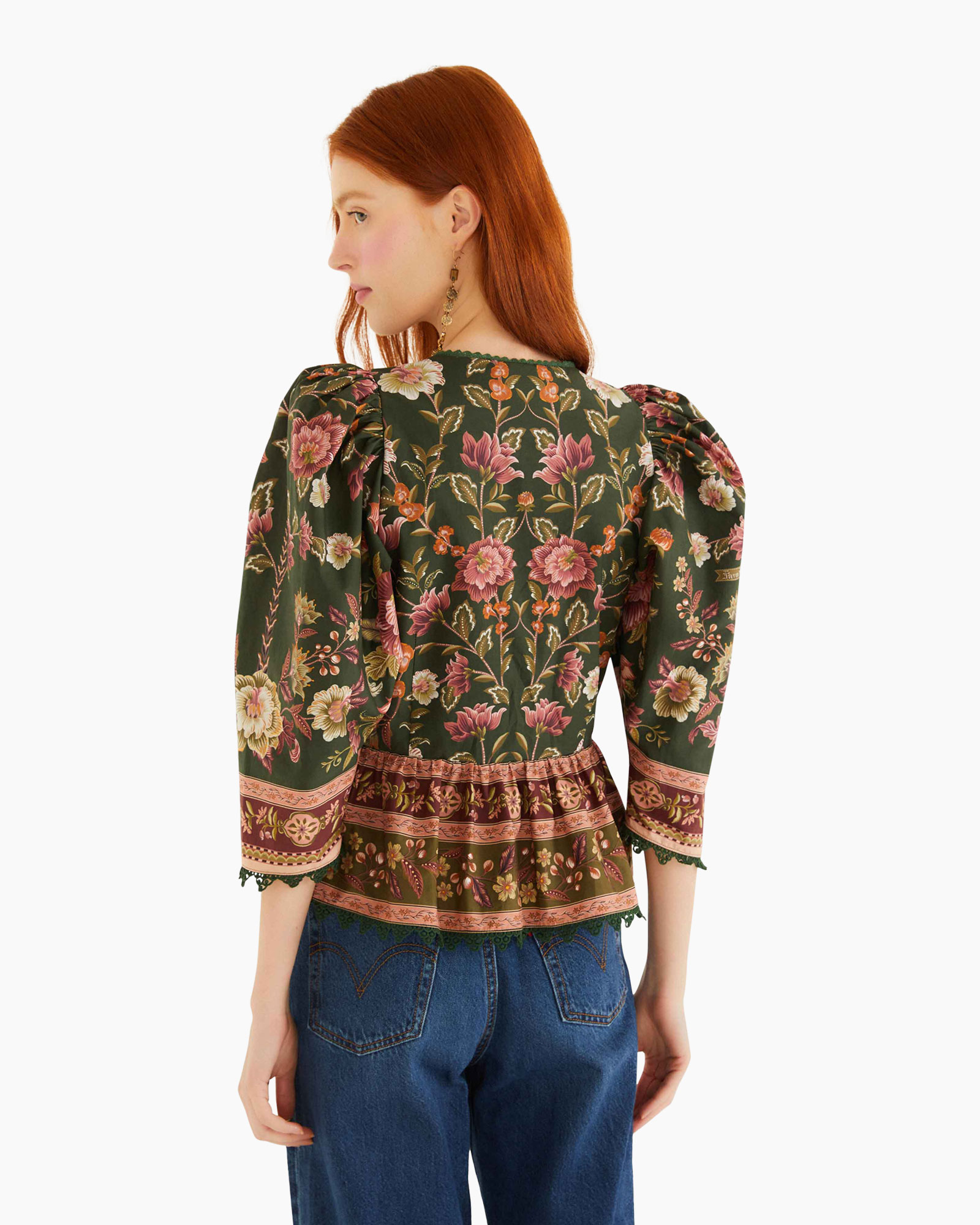 Blouse Flowering Garden Tree Groen