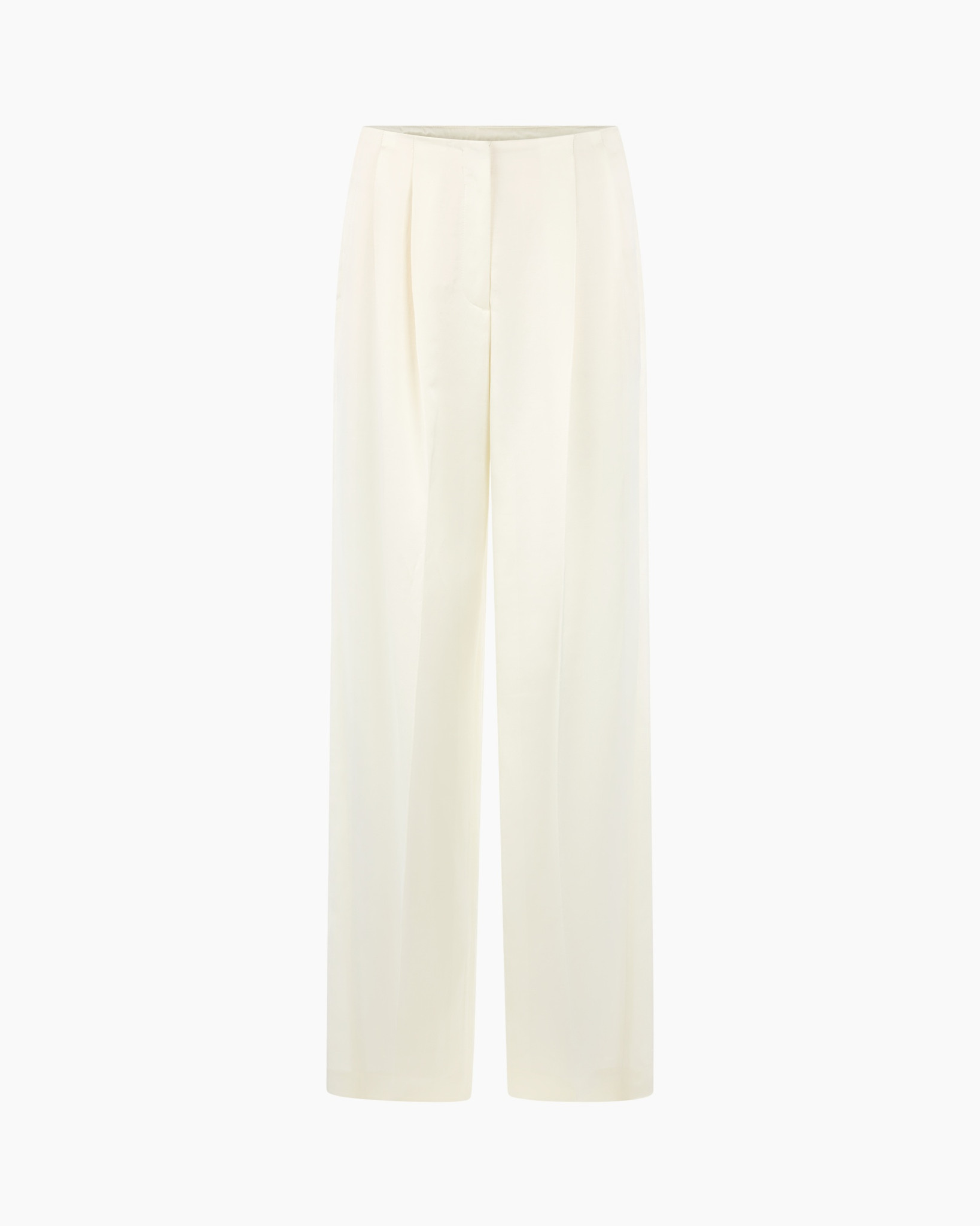 pants, trouser, wide-leg, white, crepe