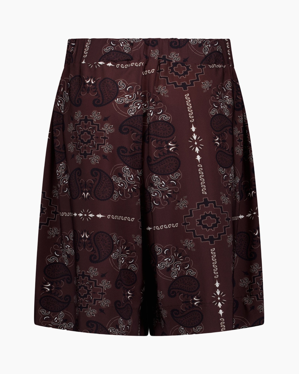 shorts, paisley, bandana, pattern, burgundy