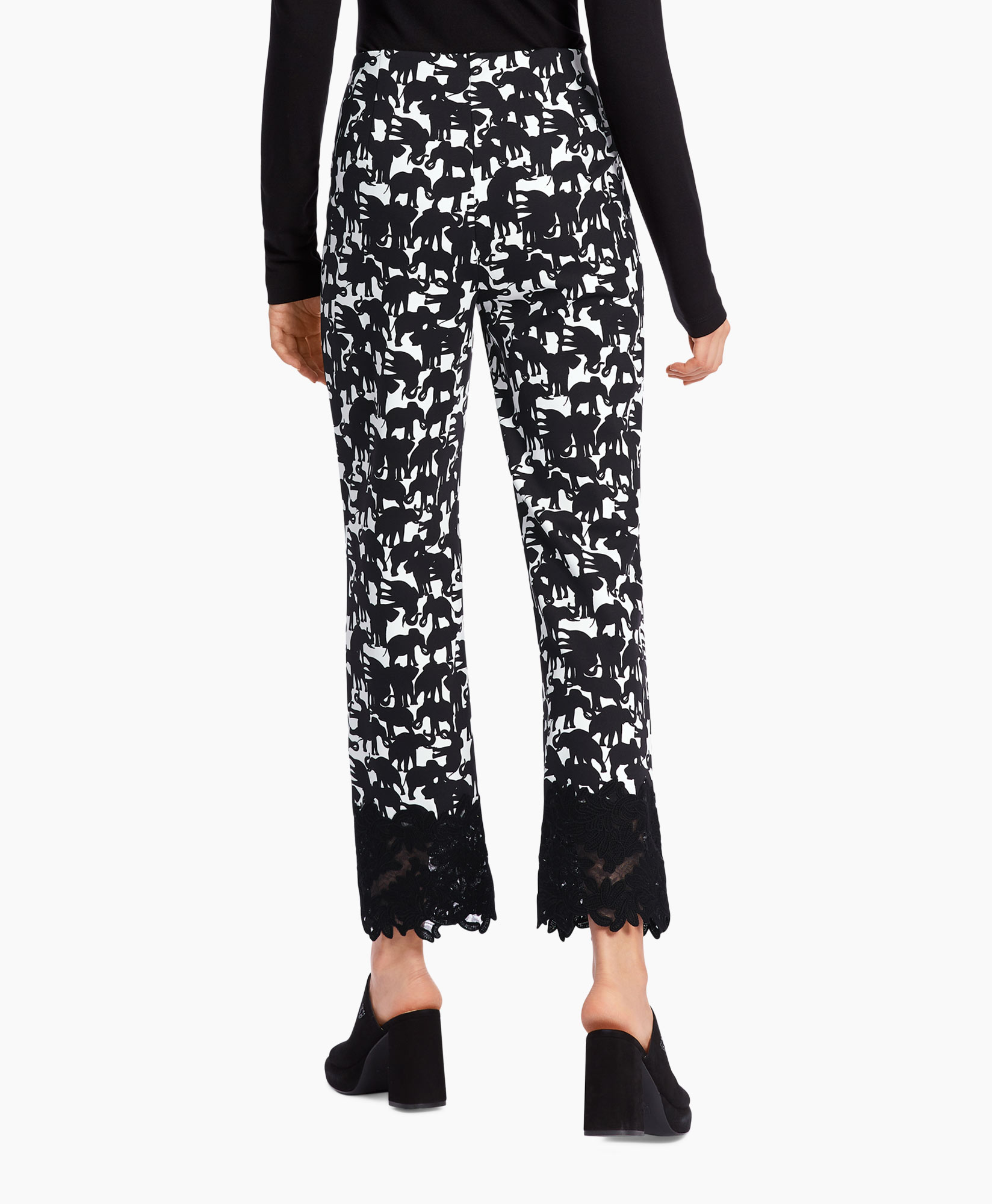 Marccain Collectie Broek Wc 81.02 J10 Zwart