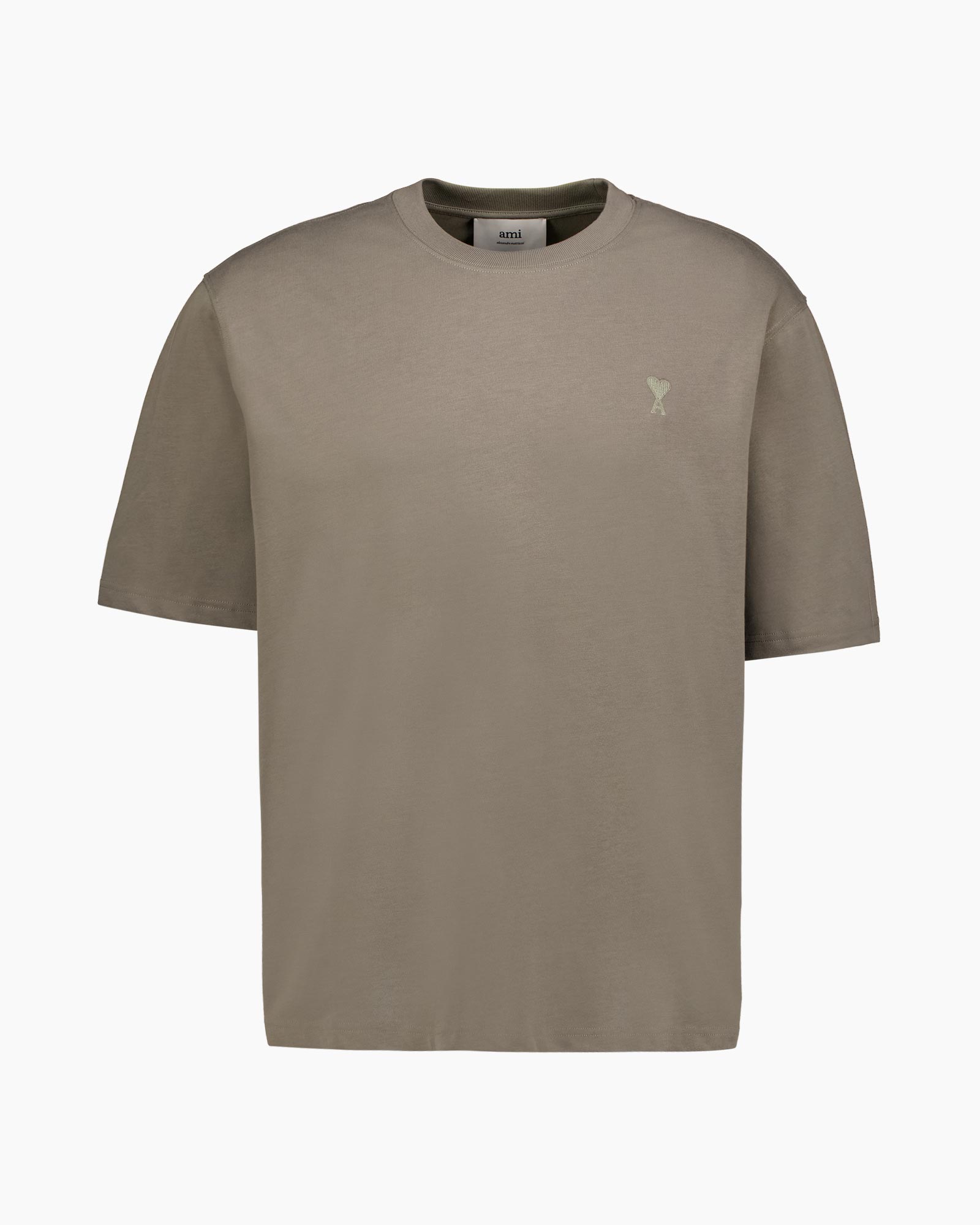 T-shirt Korte Mouw Adc Tonal Logo Taupe