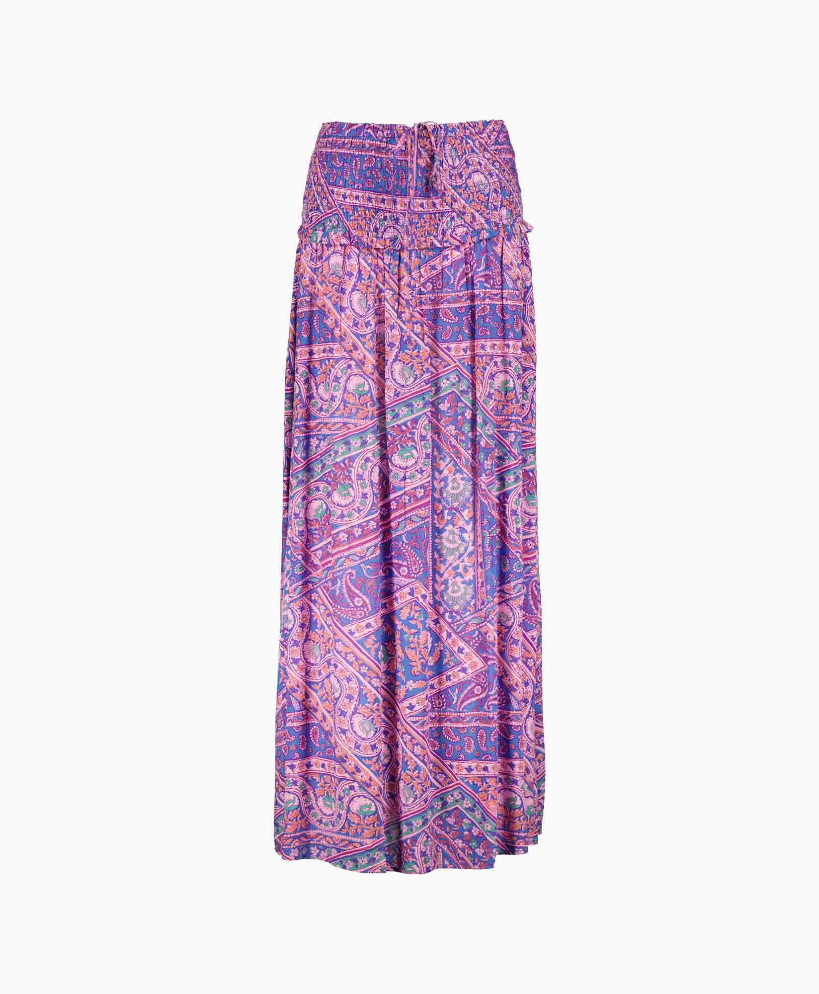 Ba&sh Maxi Rok Friska Blauw