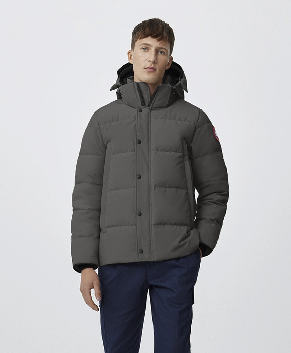 Canada Goose  Parka Wyndham Parka Grijs