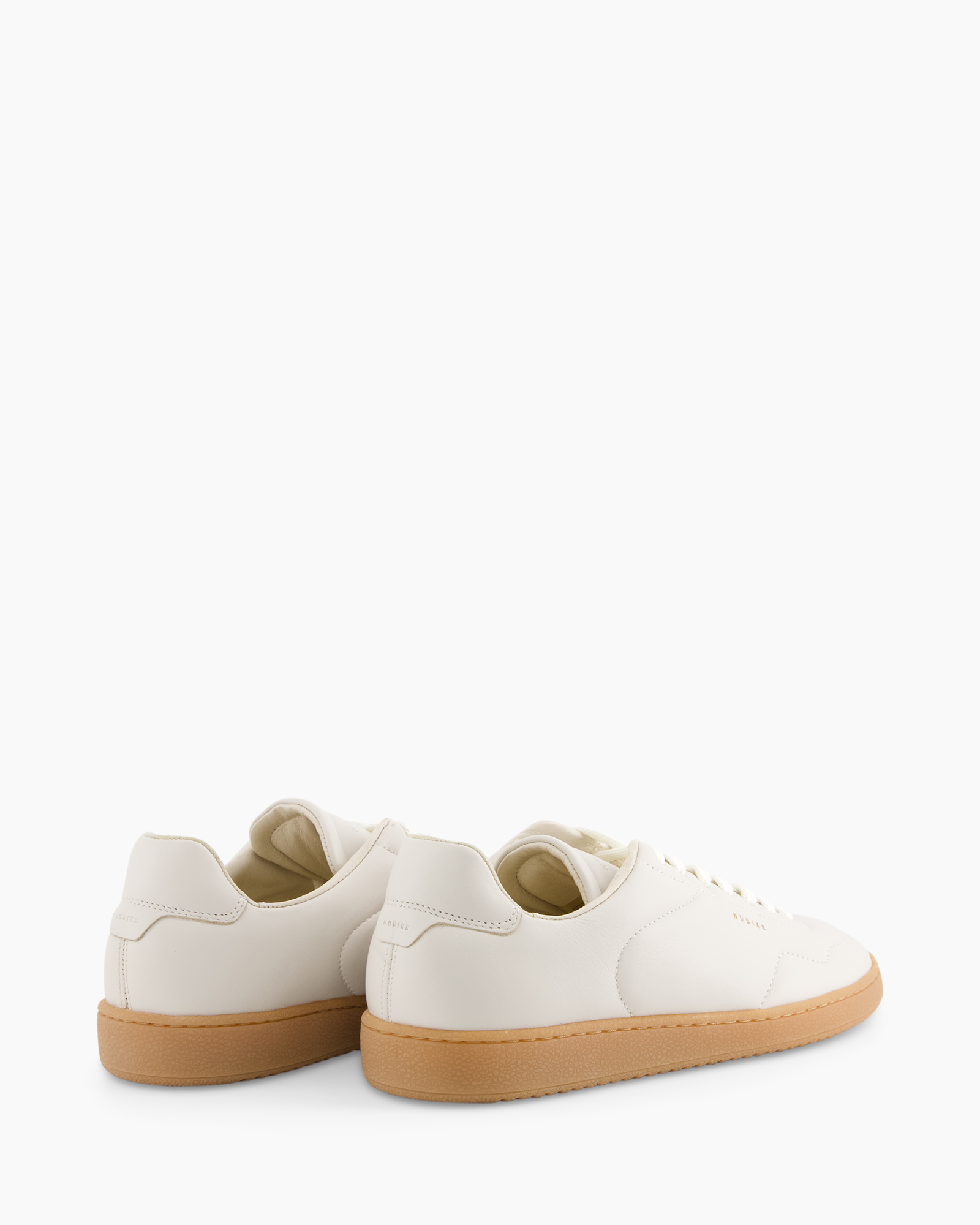 sneakers, white, gum sole, leather, low-profile