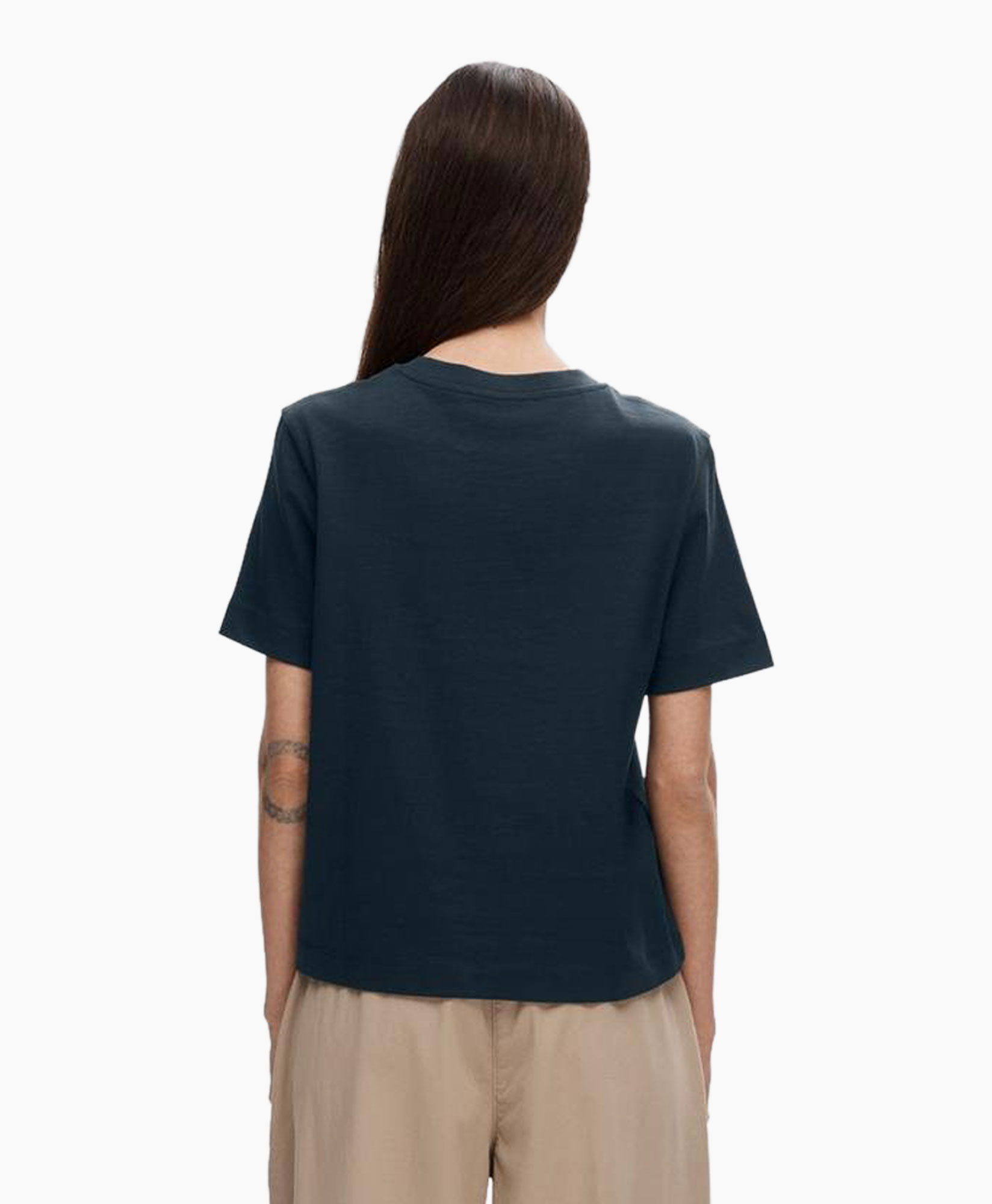 T-shirt Korte Mouw Essential Ss  Boxy Tee Noos Donker Blauw