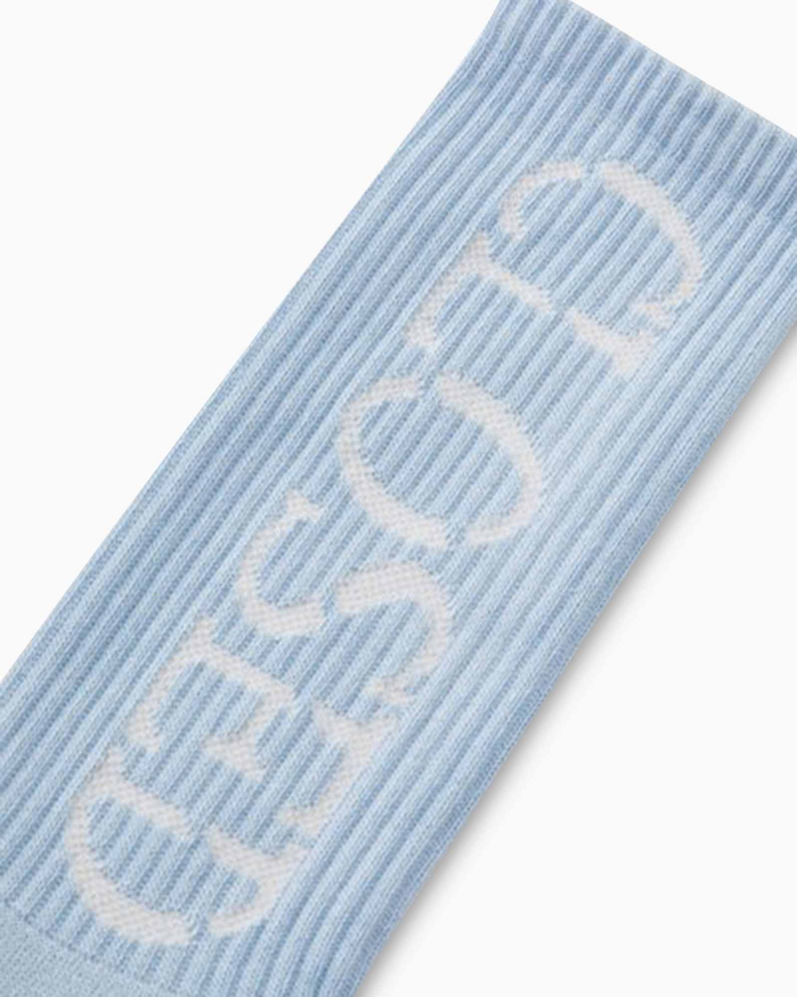 Sokken Logo Licht Blauw
