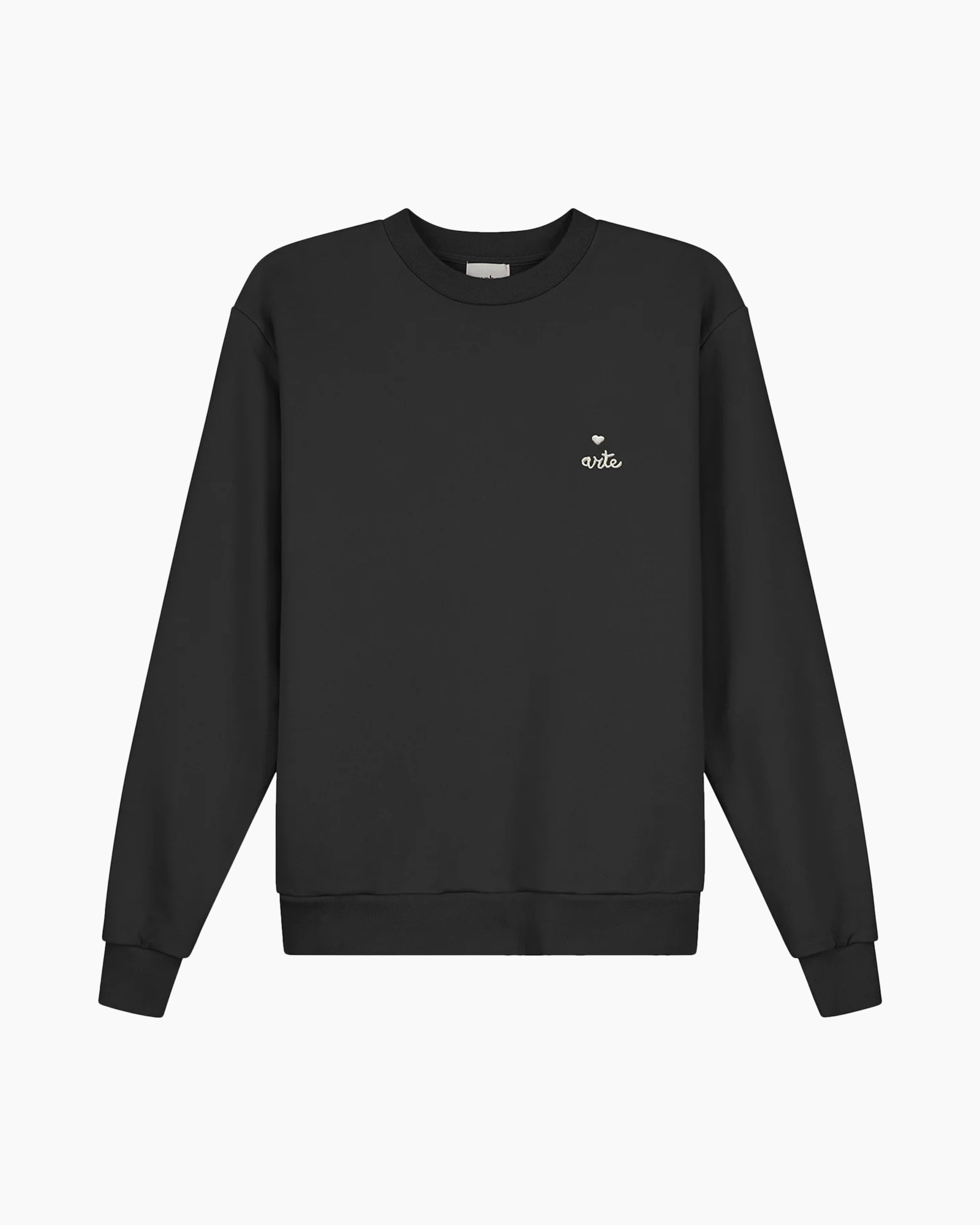 Sweater Small Heart Logo Crewneck Zwart