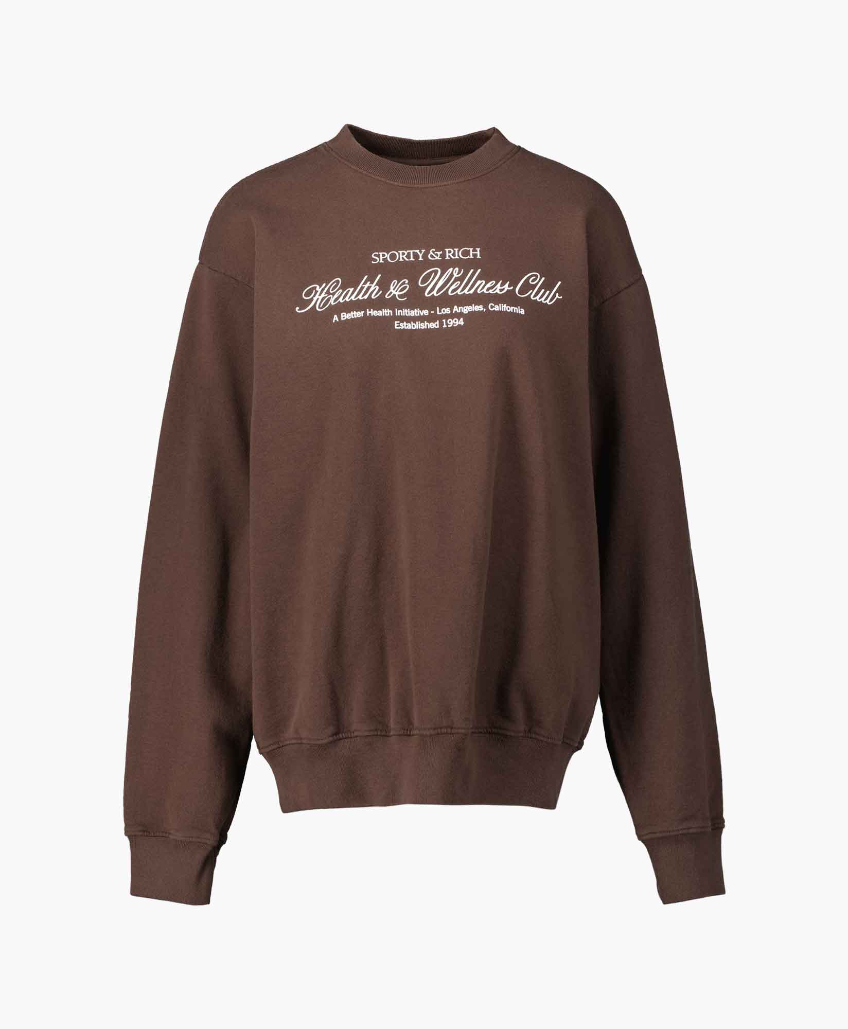 Sporty & Rich Pullover Cr665ch Bruin