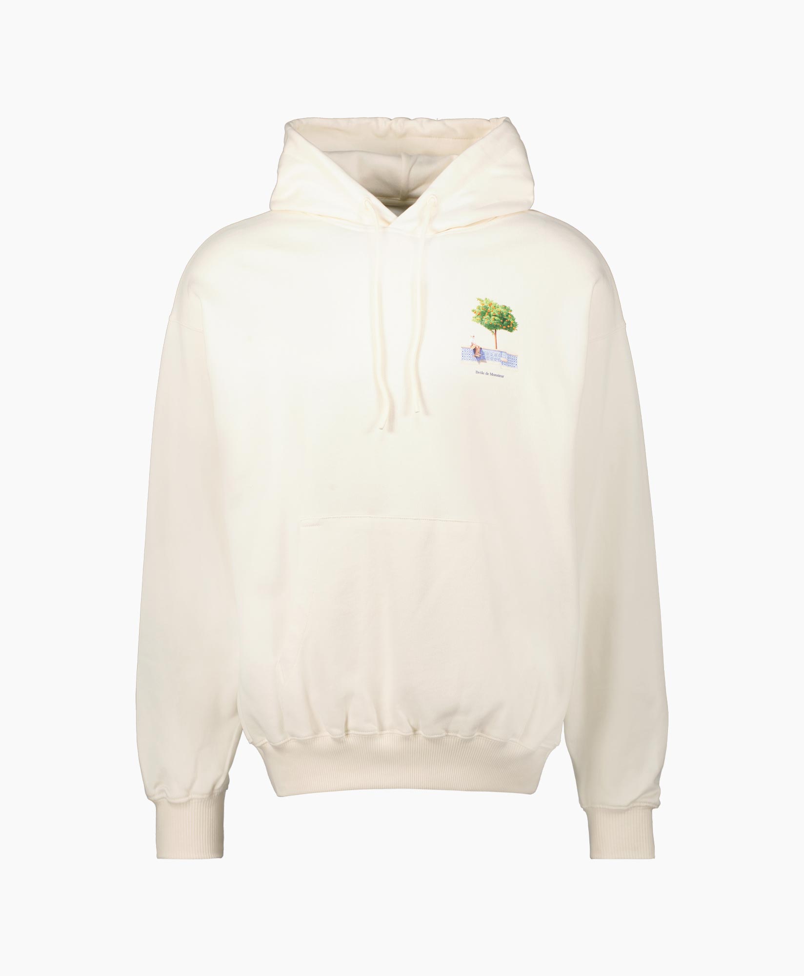 Drole De Monsieur Pullover Le Hoodie Oranger Off White