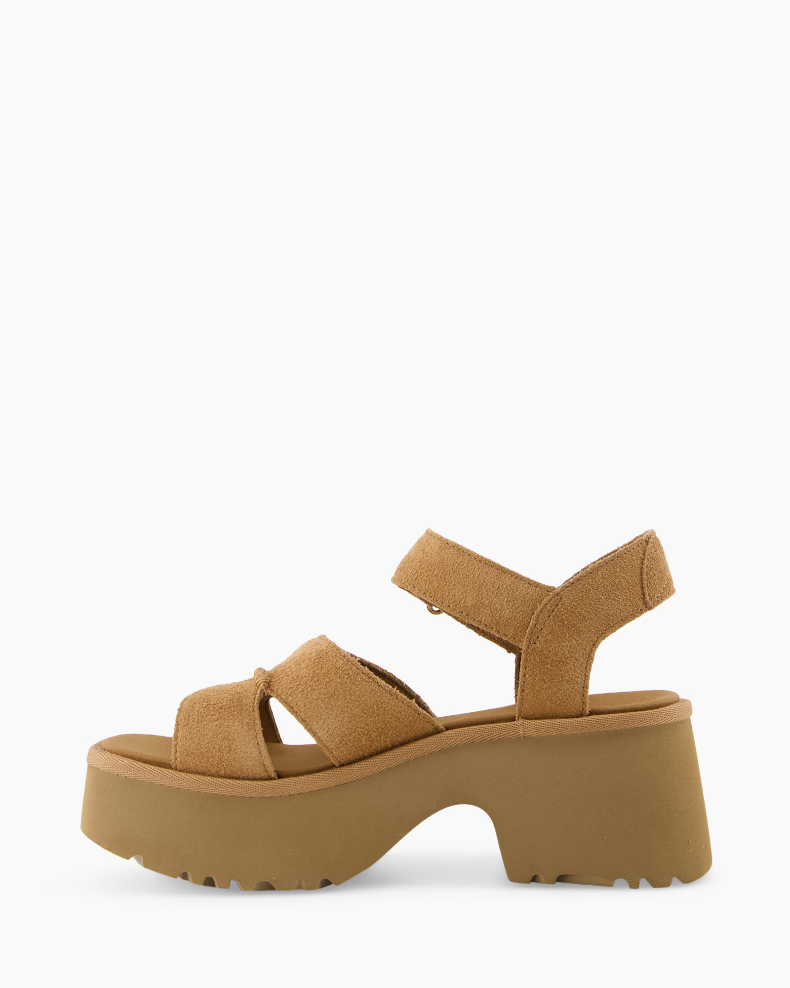 Sandaal Met Hak W New Heights Ankle Strap Camel