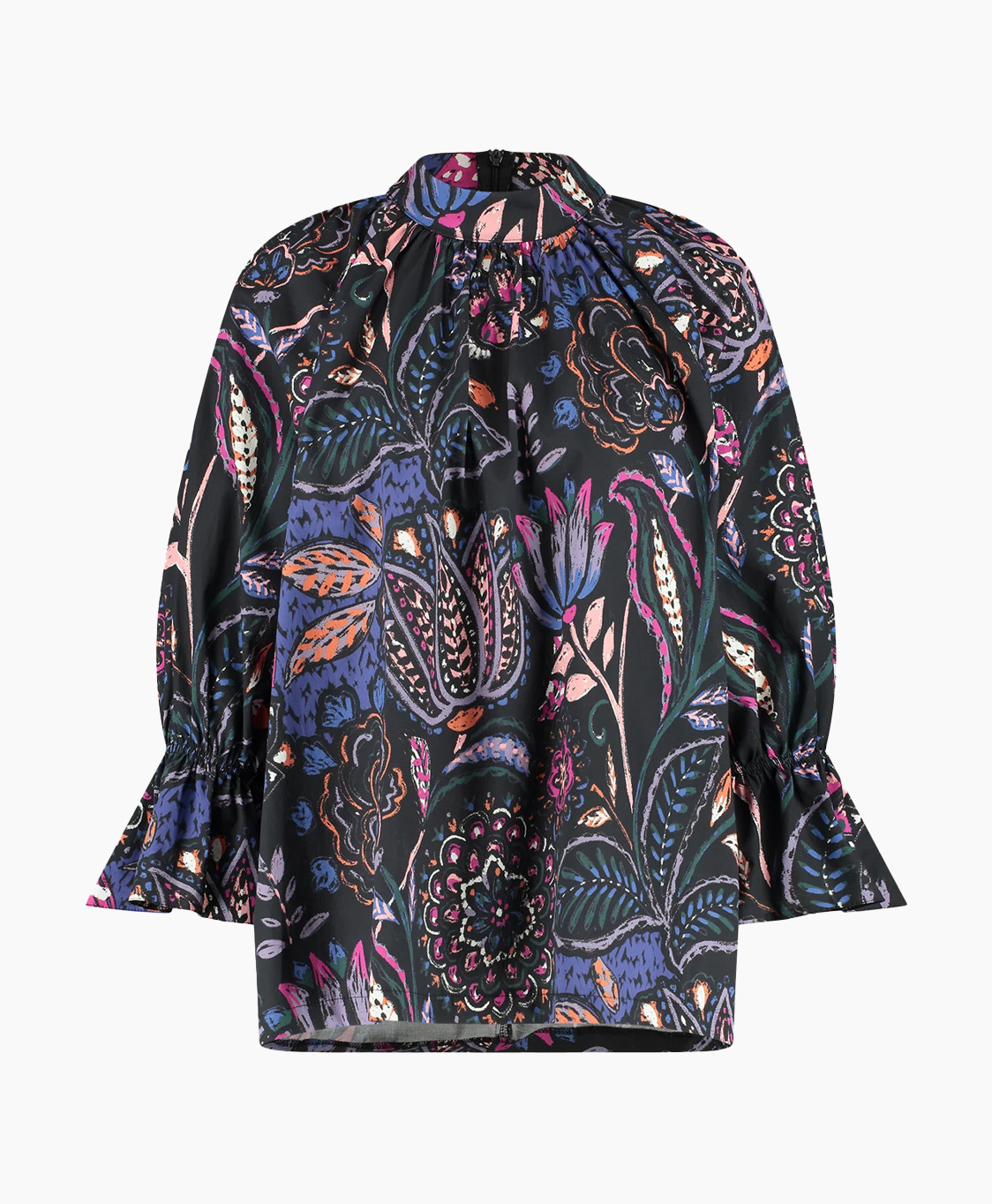 Studio Anneloes Blouse Logan Flower Zwart