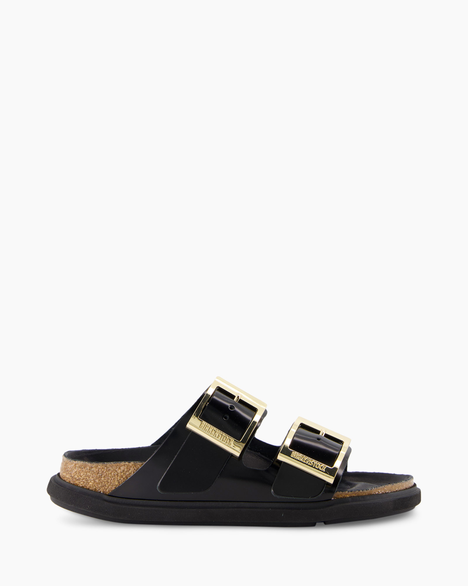 Sandaal Zonder Hak Arizona Droplet Buckle Naturel Zwart