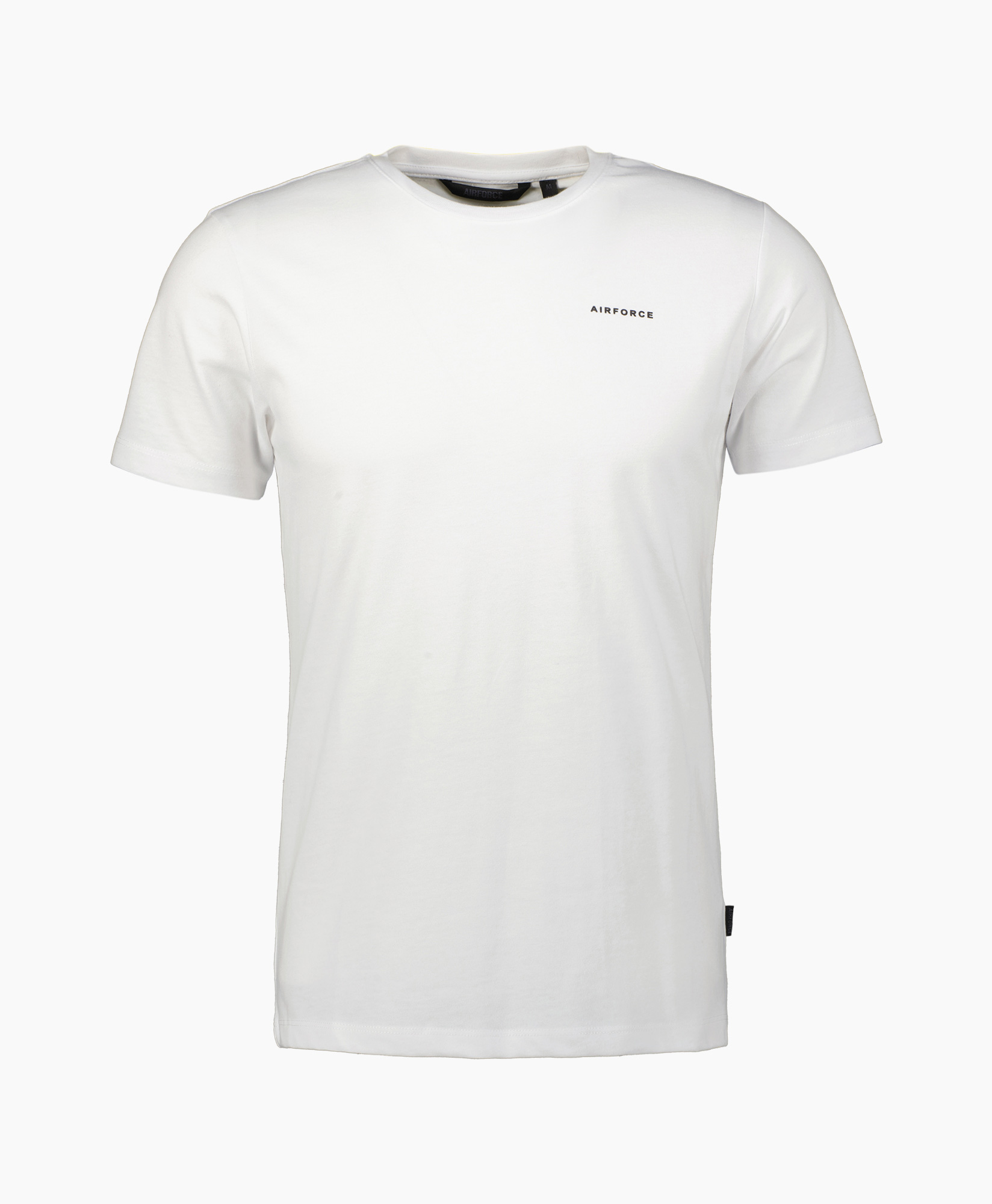 T-shirt Korte Mouw Airforce Basic Wit