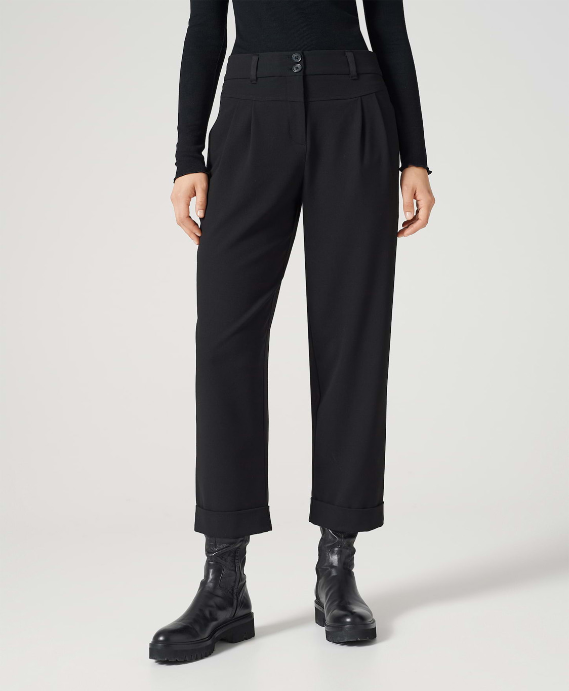 Someday Broek Cinili Shine Zwart