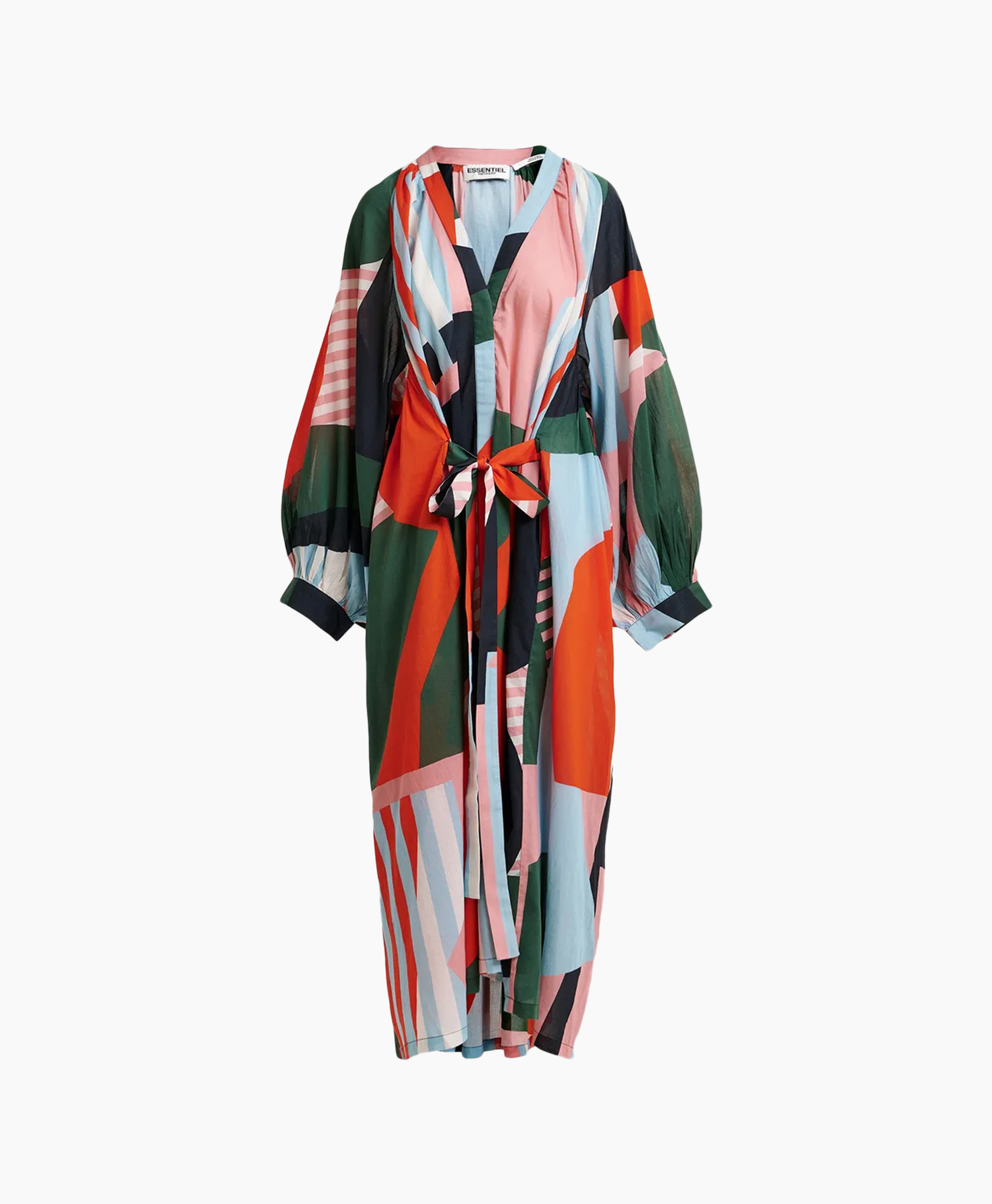 Jurk Fallorca midden blauw