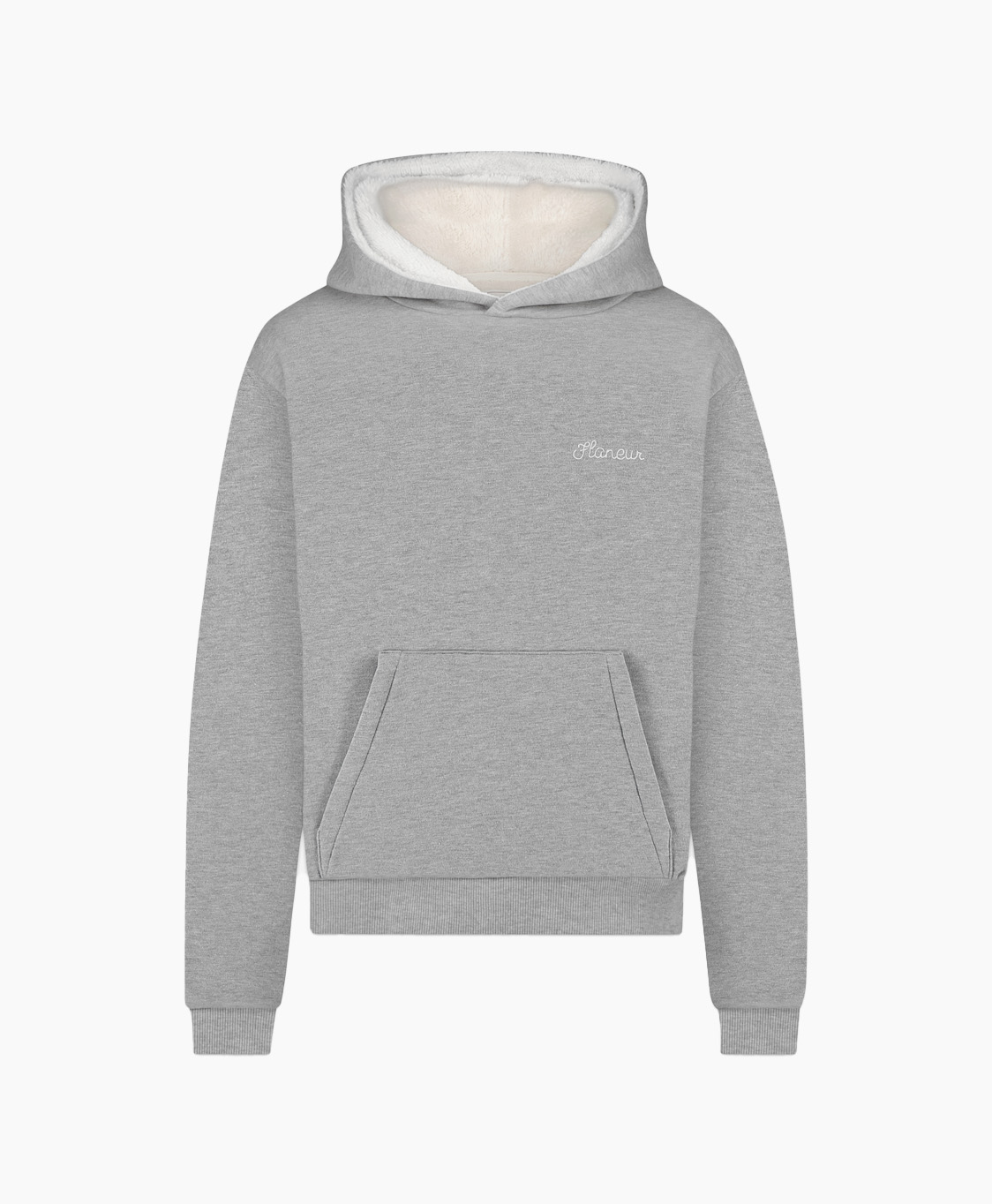 Flaneur Homme Hoodie Signature Grijs