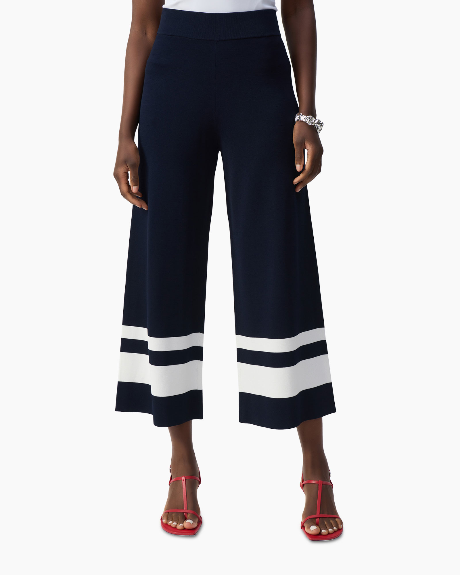 Pantalon Striped Zwart