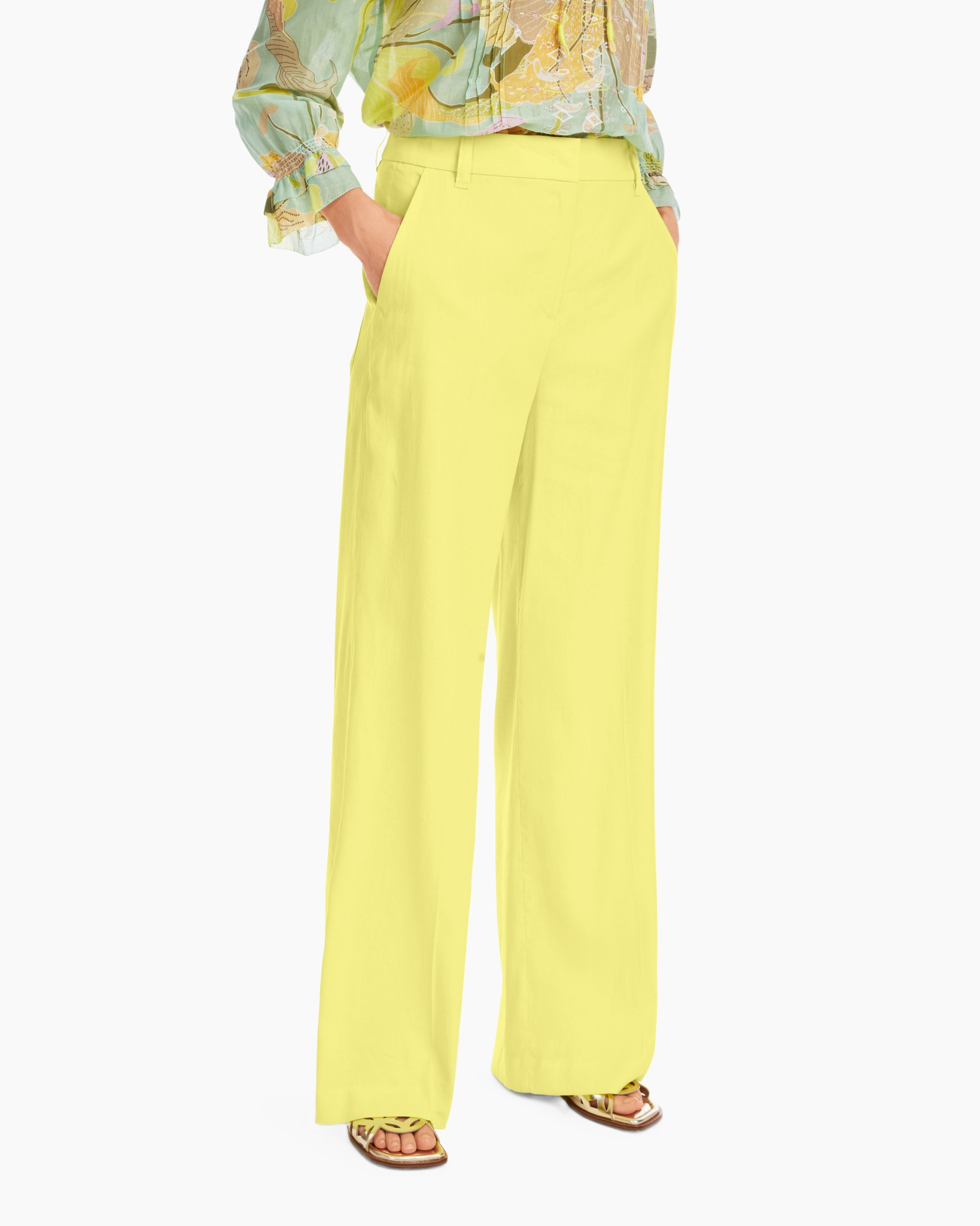 Broek Yc 81.60 W70 Geel