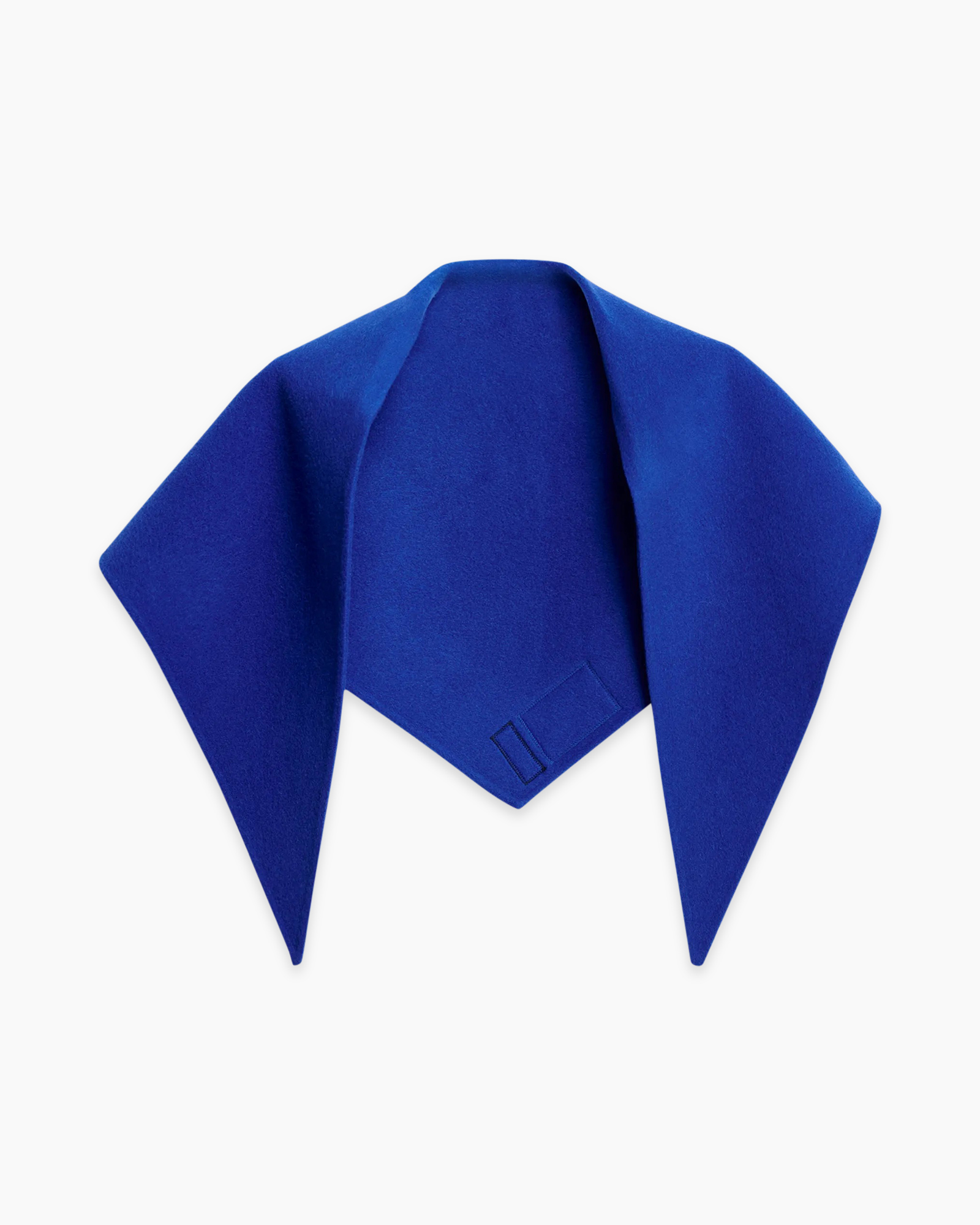 sjaal, blauw, accessoire, gevouwen, polyester