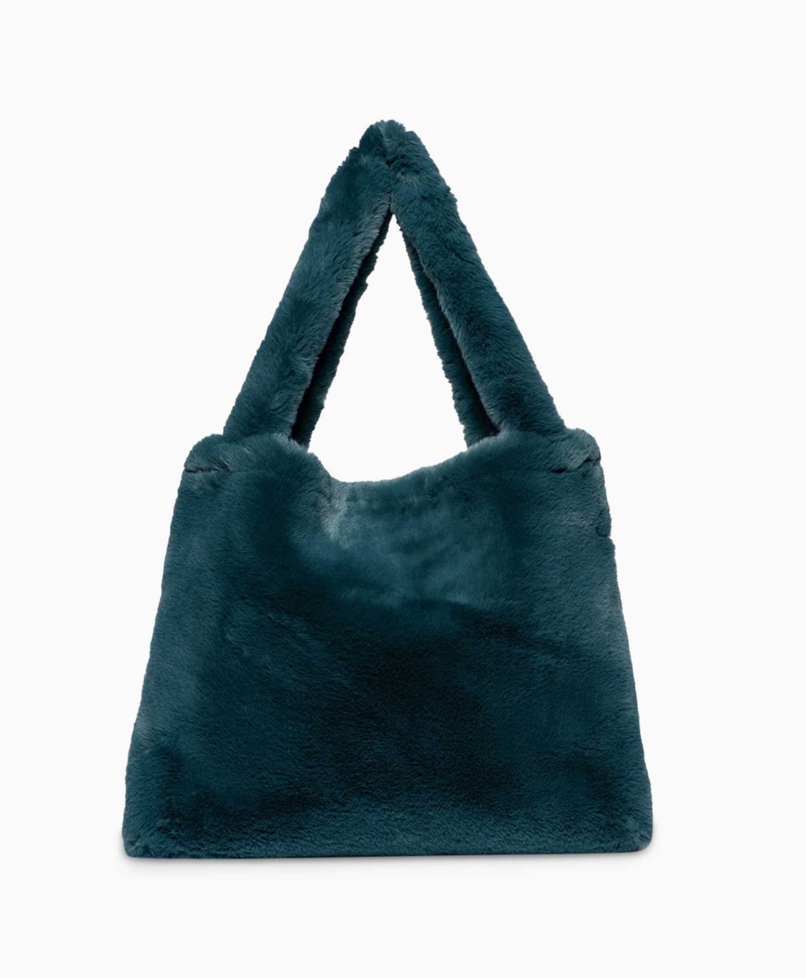 Studio Noos Shopper Faux Fur Mom Bag Blauw
