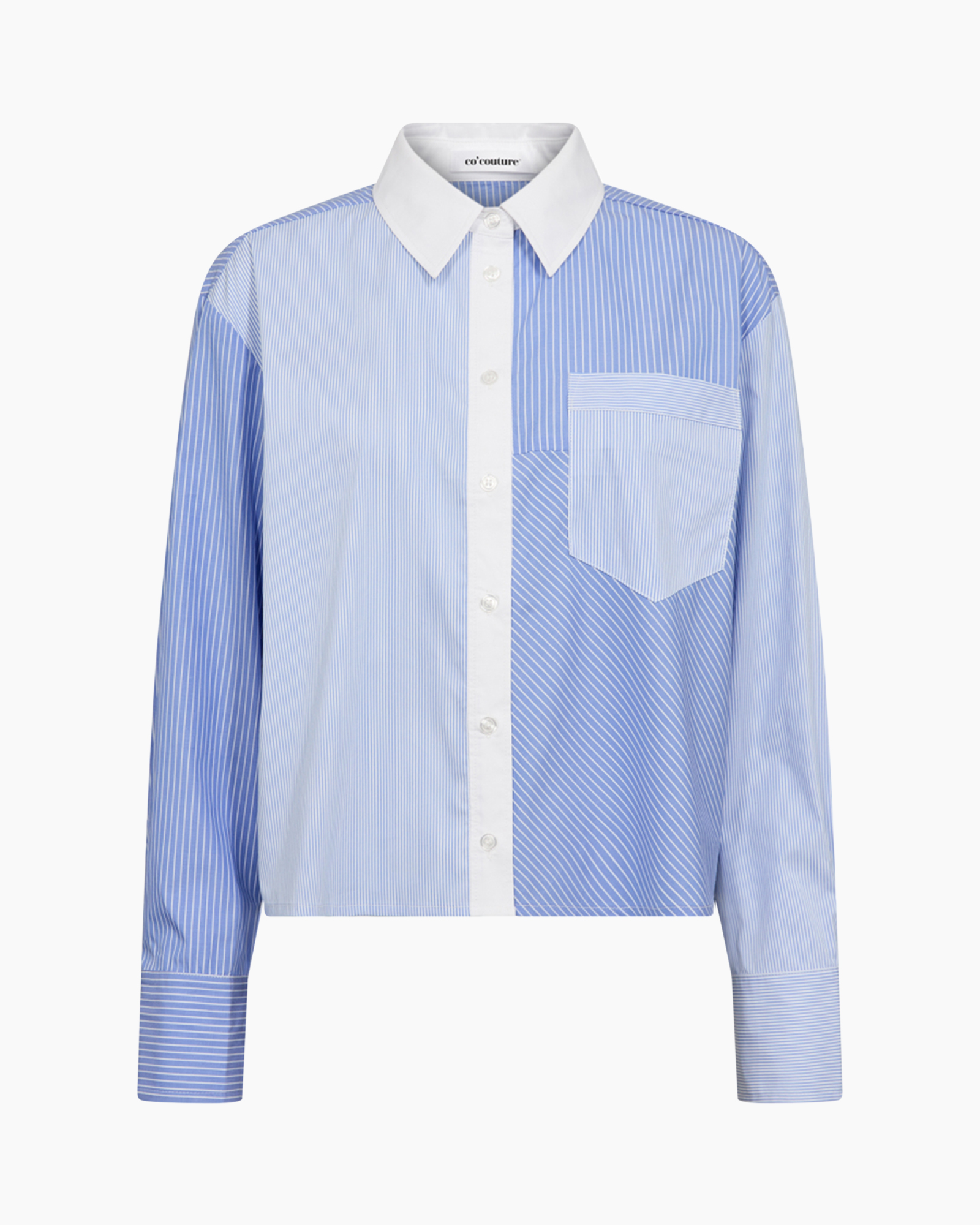 Blouse Chriscc Mix Licht Blauw