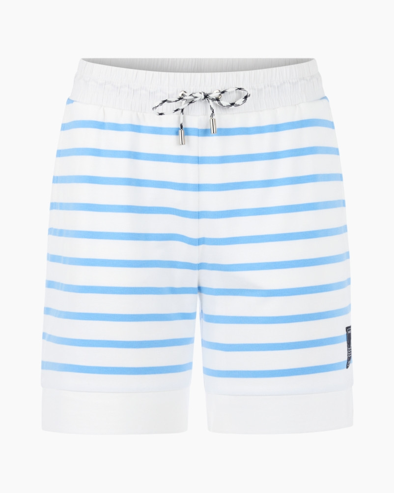 shorts, striped, touwkoord, blauw, wit