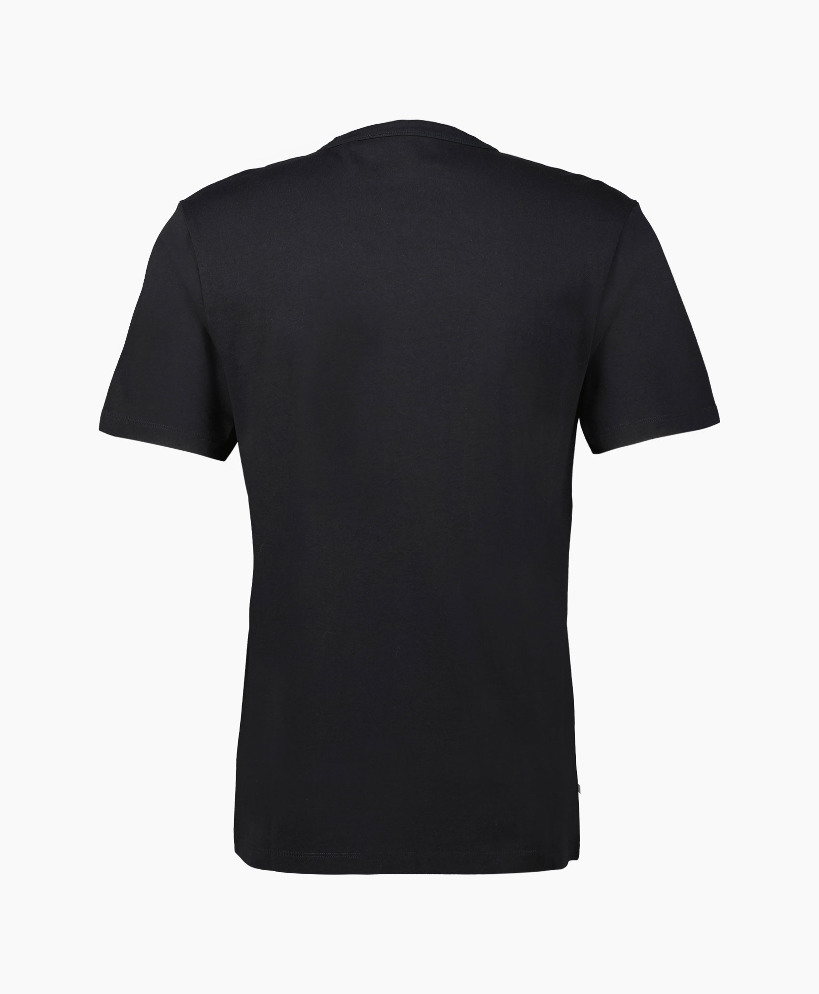 Tenue. T-shirt Korte Mouw John Pocket Tee Zwart