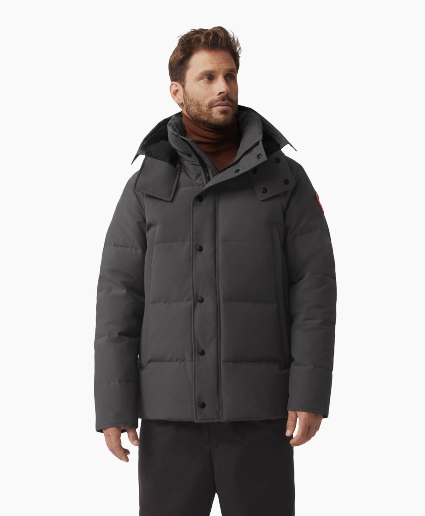 Canada Goose  Parka Wyndham Parka Grijs