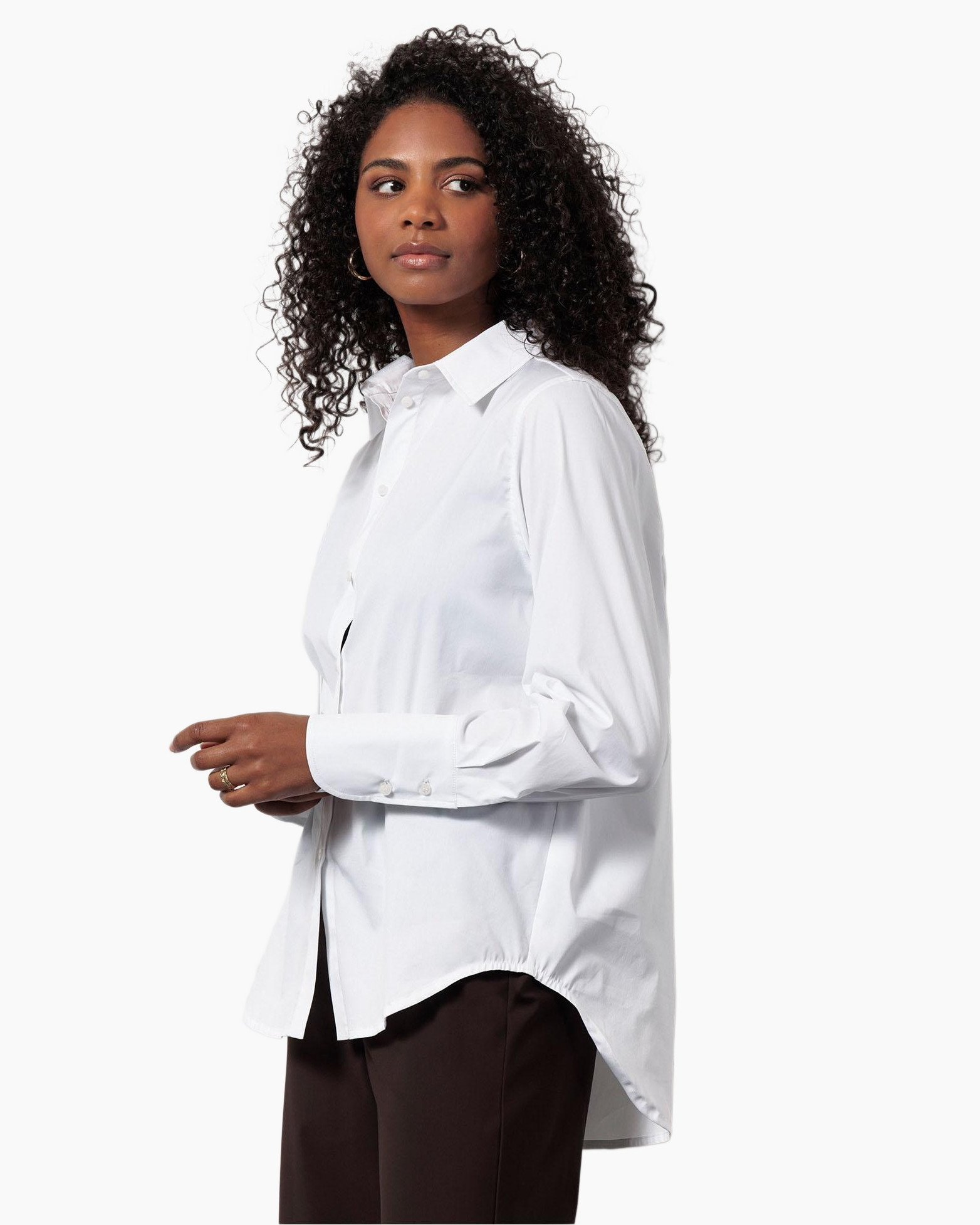Blouse Mila Poplin Blouse Wit