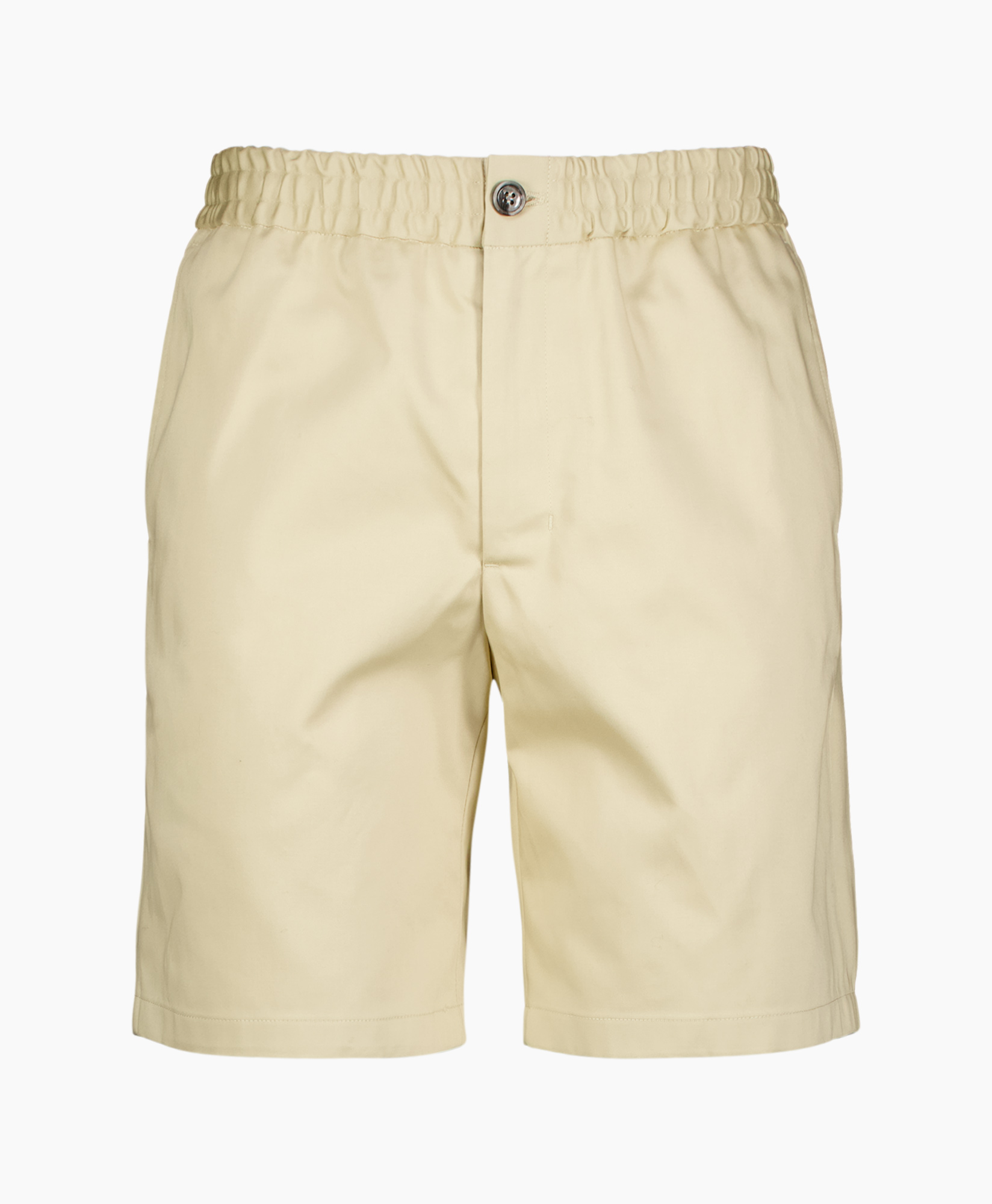 Korte Broek Elasticated Waist Shorts Beige