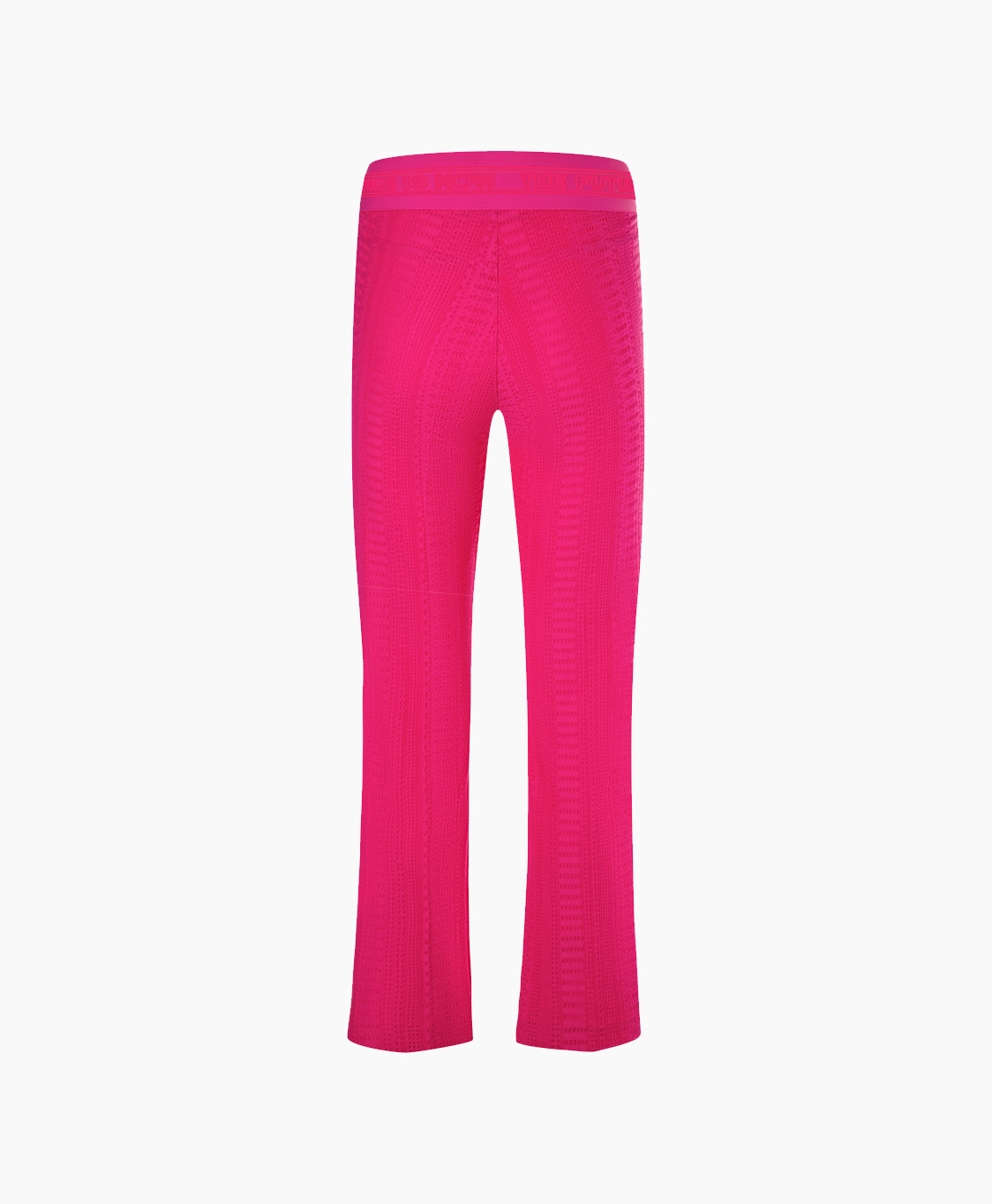 Broek Ranee Easy Kick Jersey Crochet Look Pink